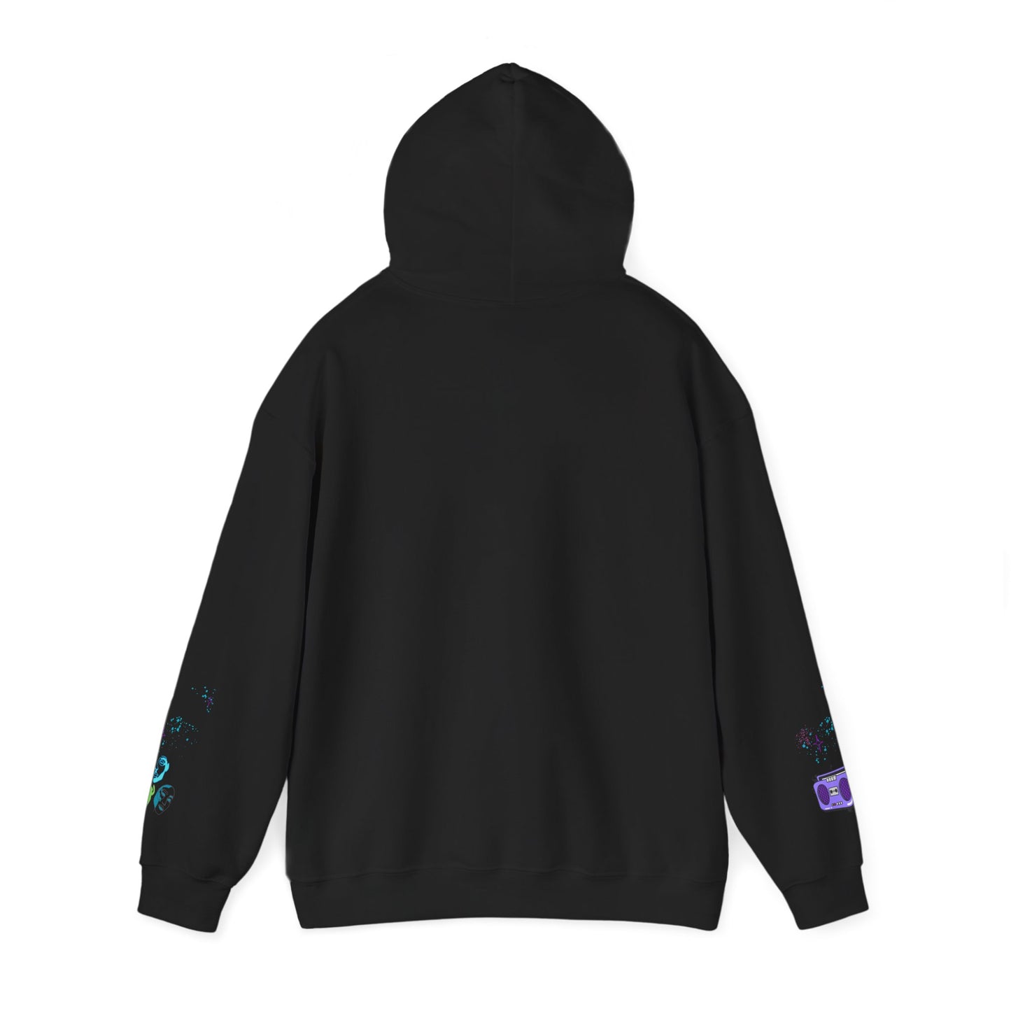 Colorful Dance Hoodie for Creative Spirits, Cozy Unisex Hooded Sweatshirt, Perfect for Parties, Dance Classes, Gifts