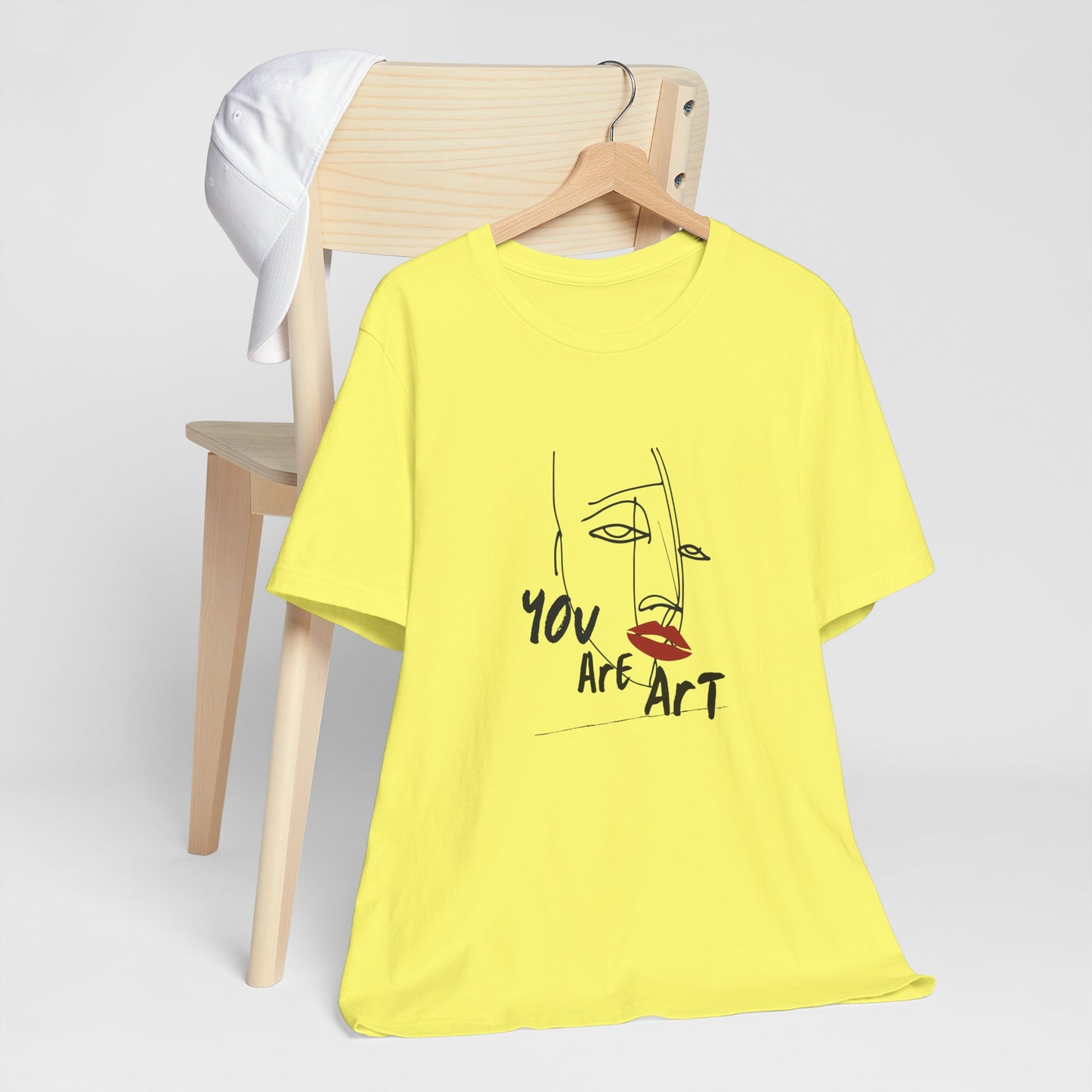 Artistic Expression Unisex Tee - You Are Art, Creative Gift, Casual Wear, Modern Design, Art Lover's Shirt
