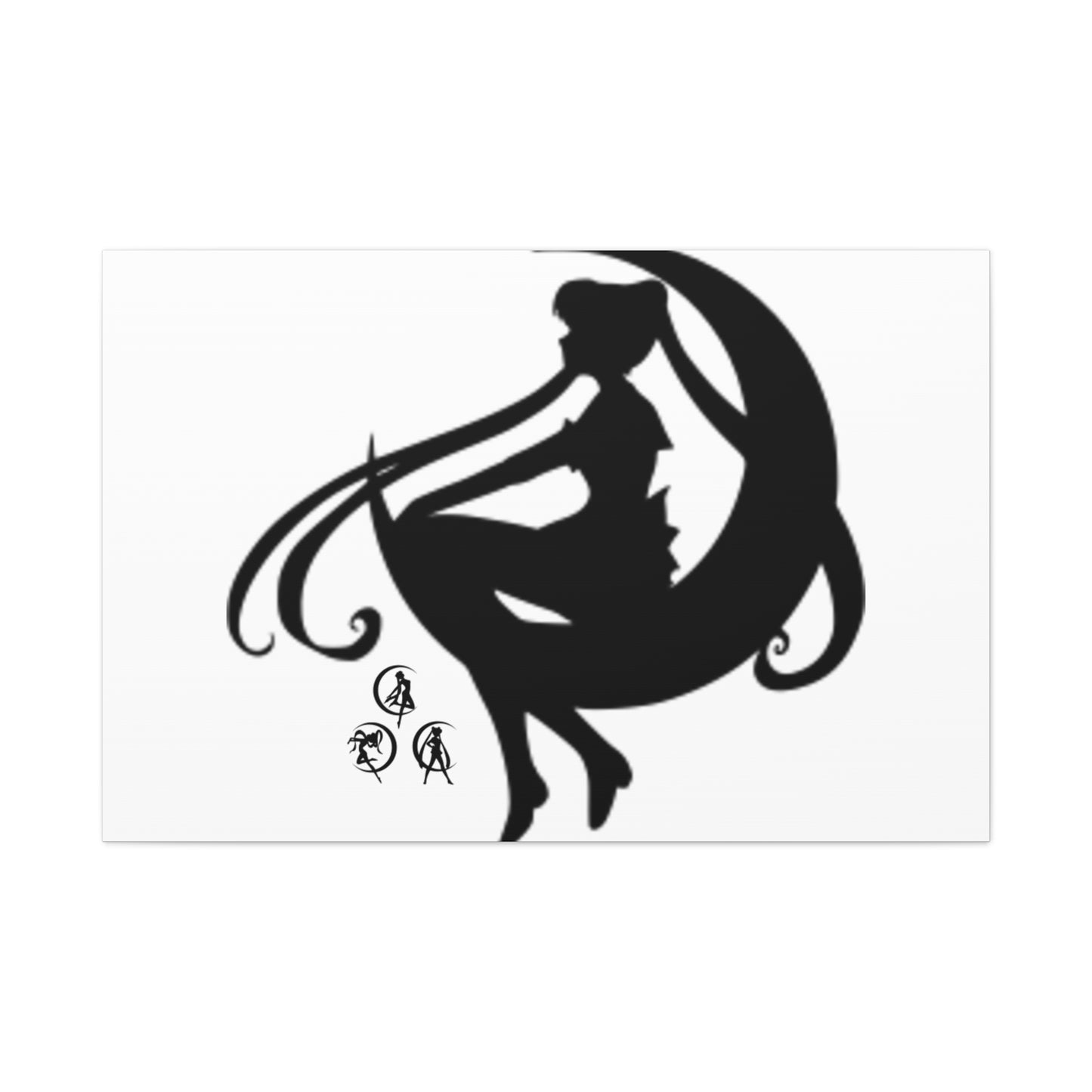 Moonlit Goddess Canvas Art, Modern Wall Decor, Fantasy Home Decor, Boho Aesthetic, Gift for Art Lovers