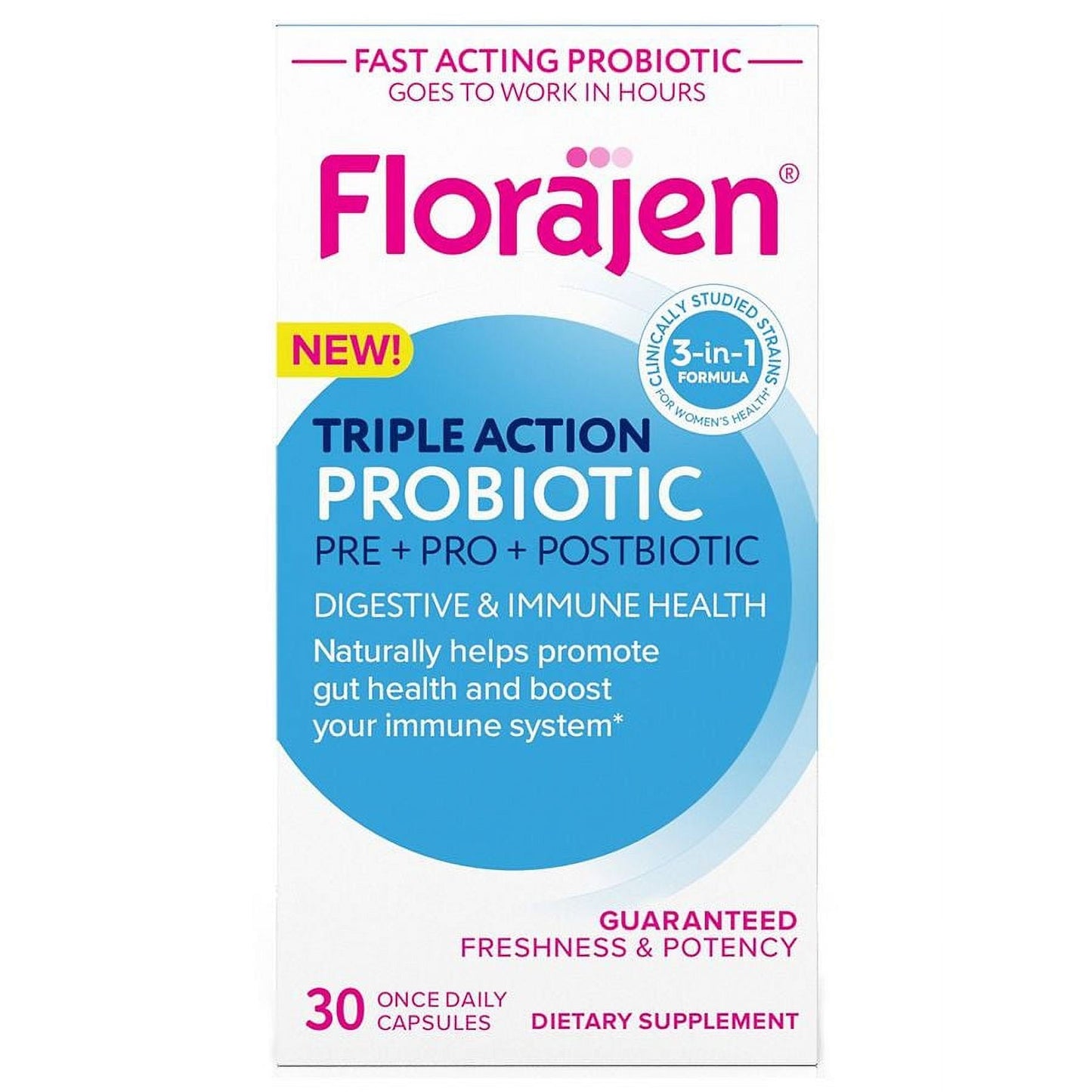 Florajen Triple Action Probiotic (Capsules)