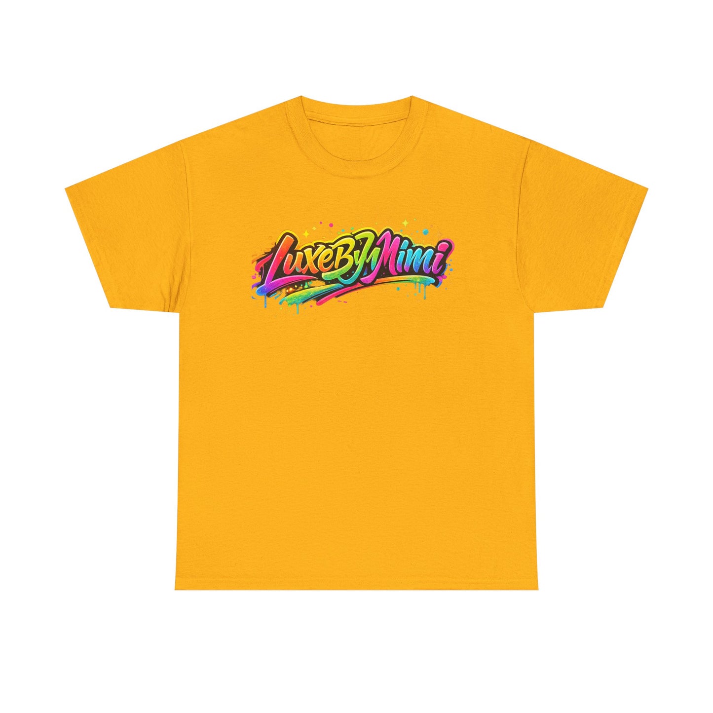 Graffiti Logo T-Shirt — 'Luxe By Mimi' Brand Colorful Streetwear Tee