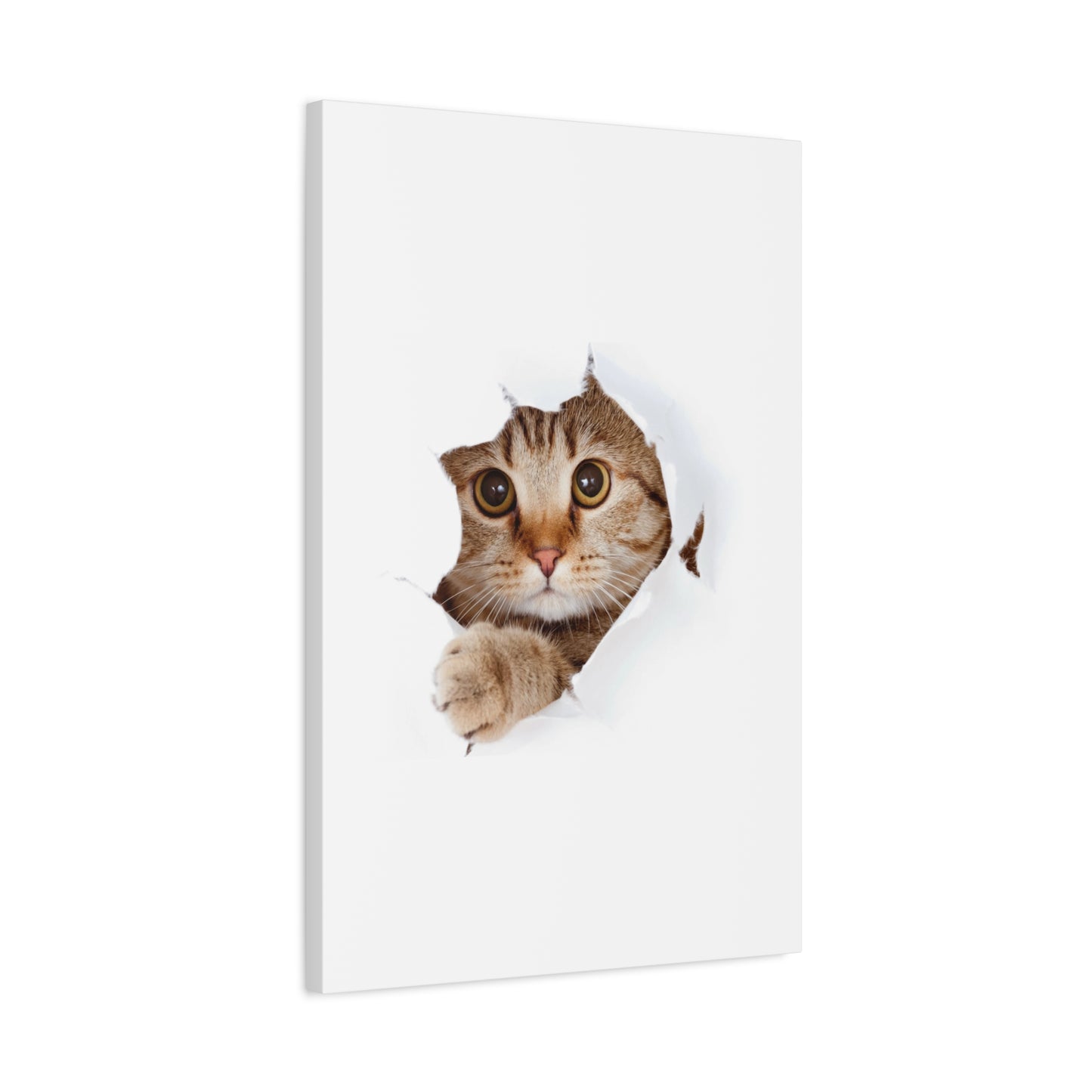 Whimsical Cat Canvas Art, Playful Decor for Cat Lovers, Home Wall Art, Pet-Themed Gift, Cute Cat Wall Art, Cat Lover's Decoration