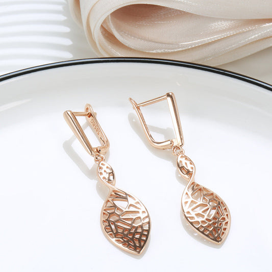 Personalized Retro Style Simple Hollow Women's Earrings Accessories