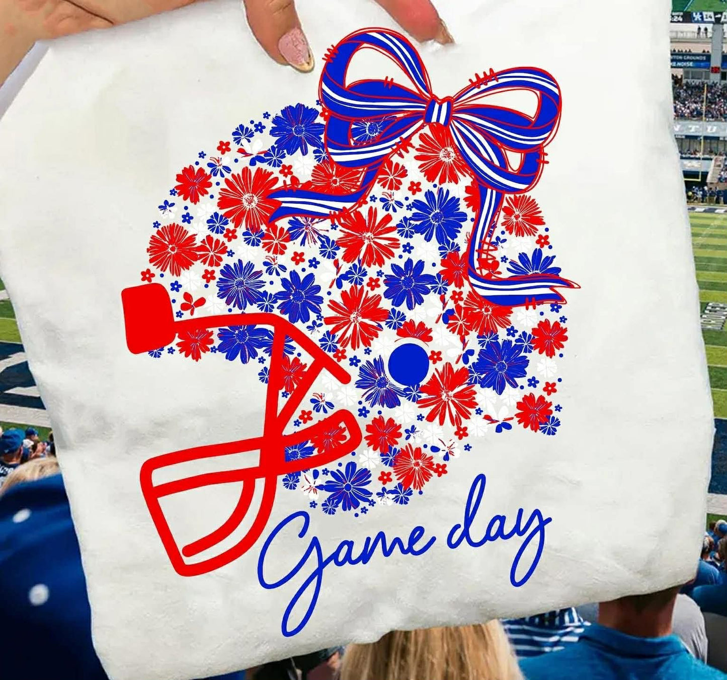 Game Day Floral Graphic Tee
