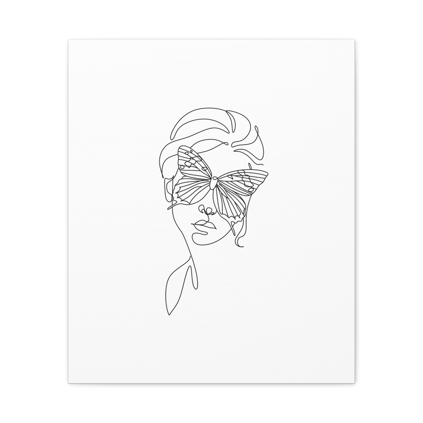 Minimalist Butterfly Canvas Art, Modern Home Decor, Gift for Nature Lovers, Wall Art for Women, Inspirational Wall Art