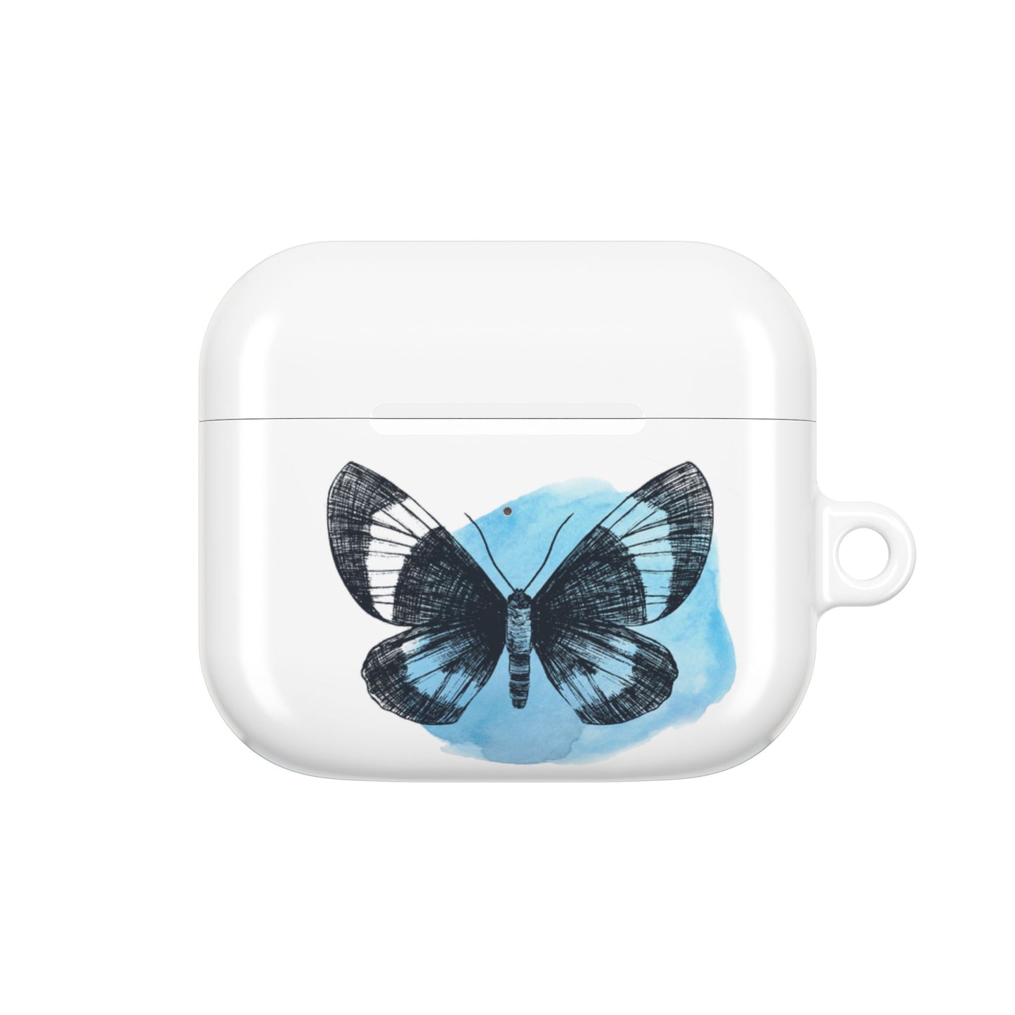 Artistic AirPod Cases with Butterfly Design, Motivational Gift for Music Lovers, Personalized Accessories, Unique Custodial Cases, [...]