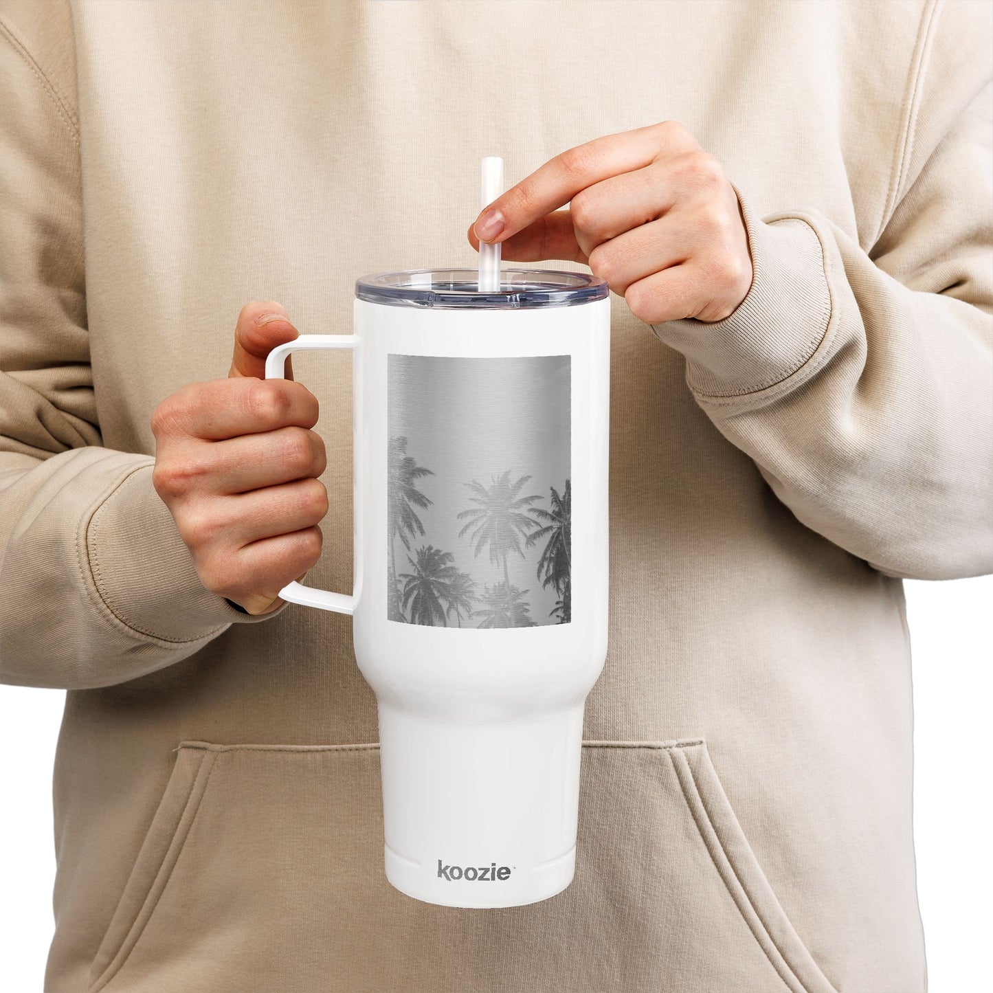 Personalized 40oz Insulated Tumbler with Lid, Engraved Drinkware for Travel, Beach Days, Gifts, Summer Fun, Eco-Friendly Hydration