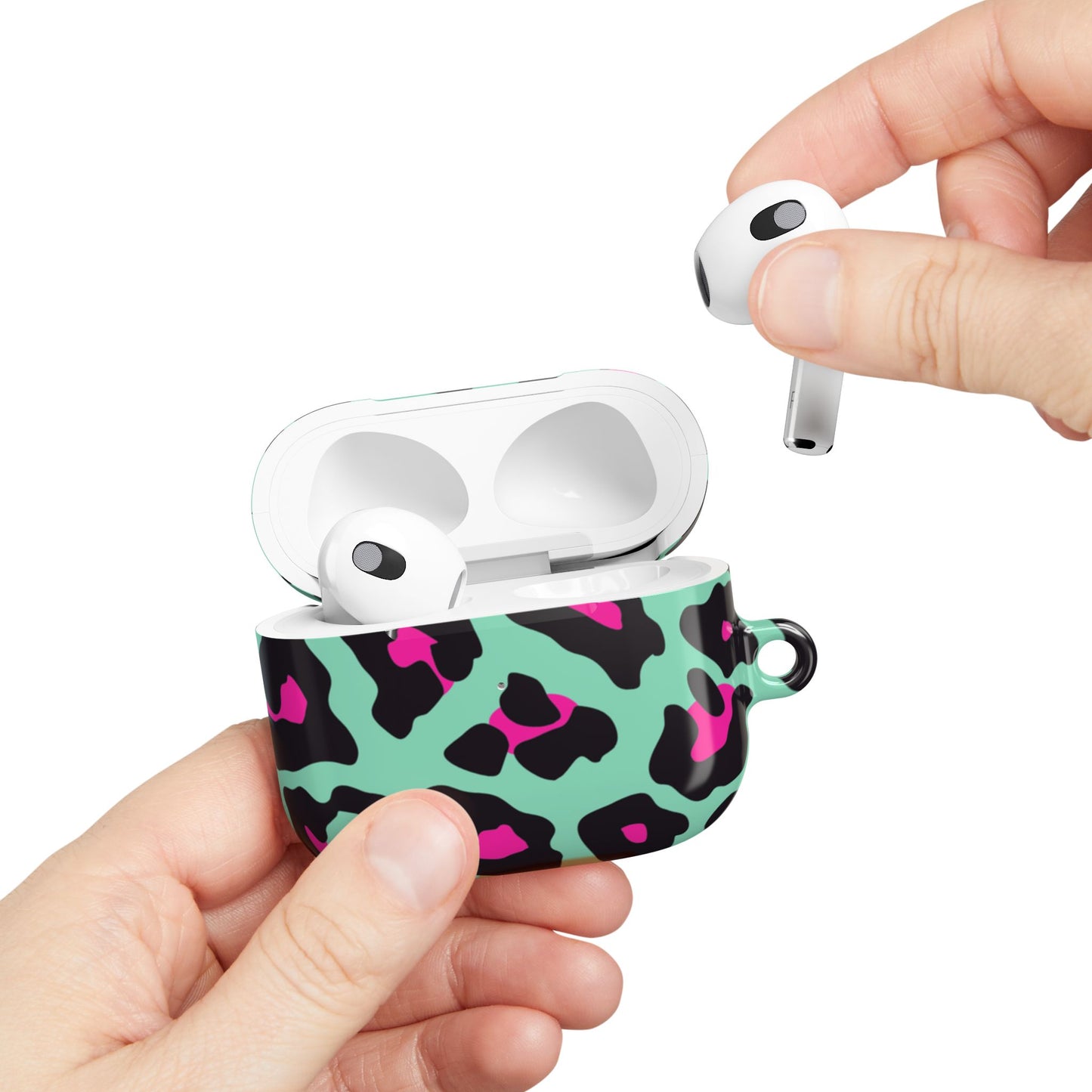 Trendy Leopard Print AirPod Cases | Cute Wireless Earbud Protectors, Stylish Gadget Accessories, Gift for Tech Lovers, Fun Animal Print