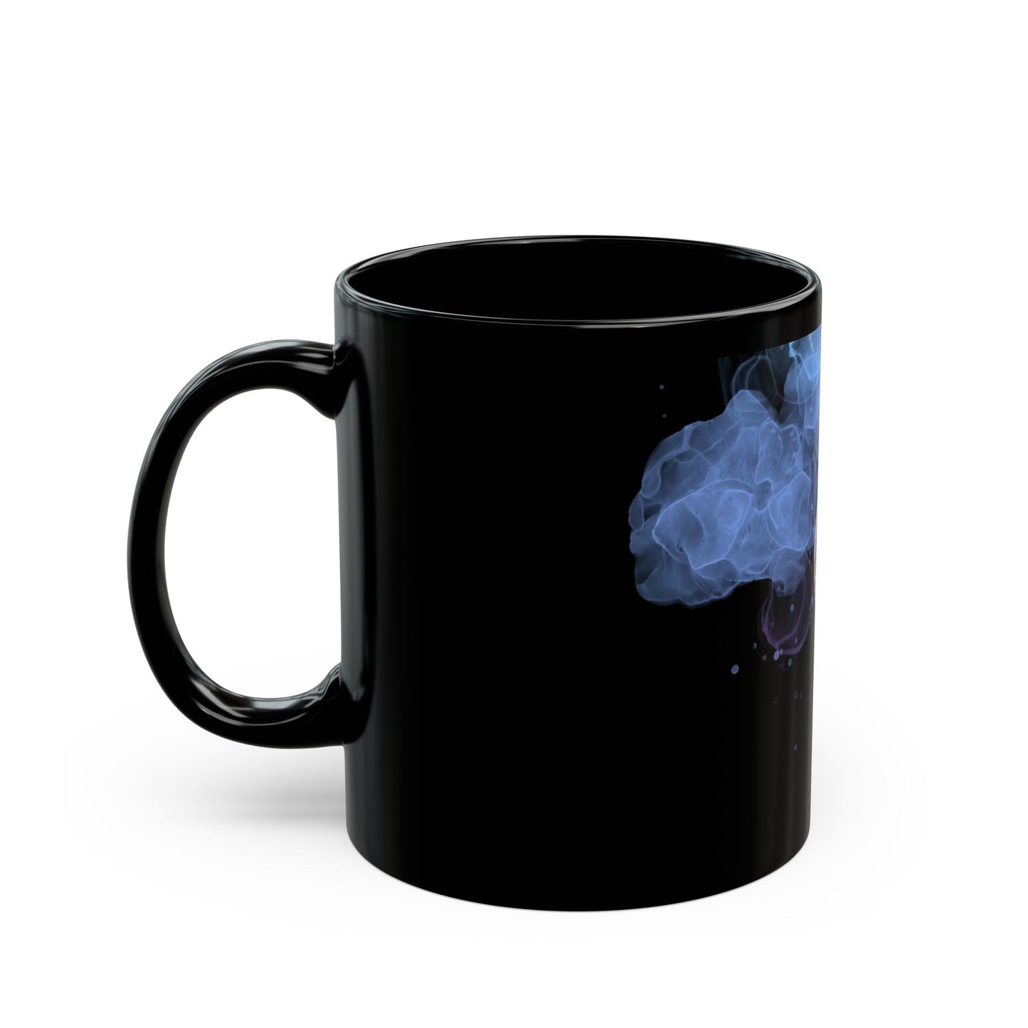 Cosmic Smoke Mug, Mystical Black Coffee Cup, Nebula Design, Gifts for Space Lovers, Unique Home Decor, Birthday Present