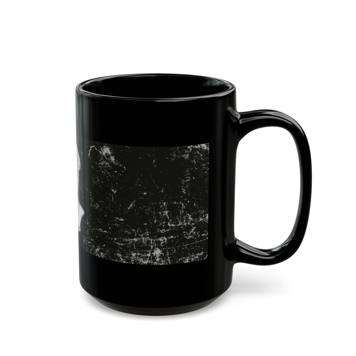 Artistic Black Mug with Bust Design, Gift for Art Lovers, Unique Ceramic Cup, Kitchen Decor, Mug for Coffee or Tea