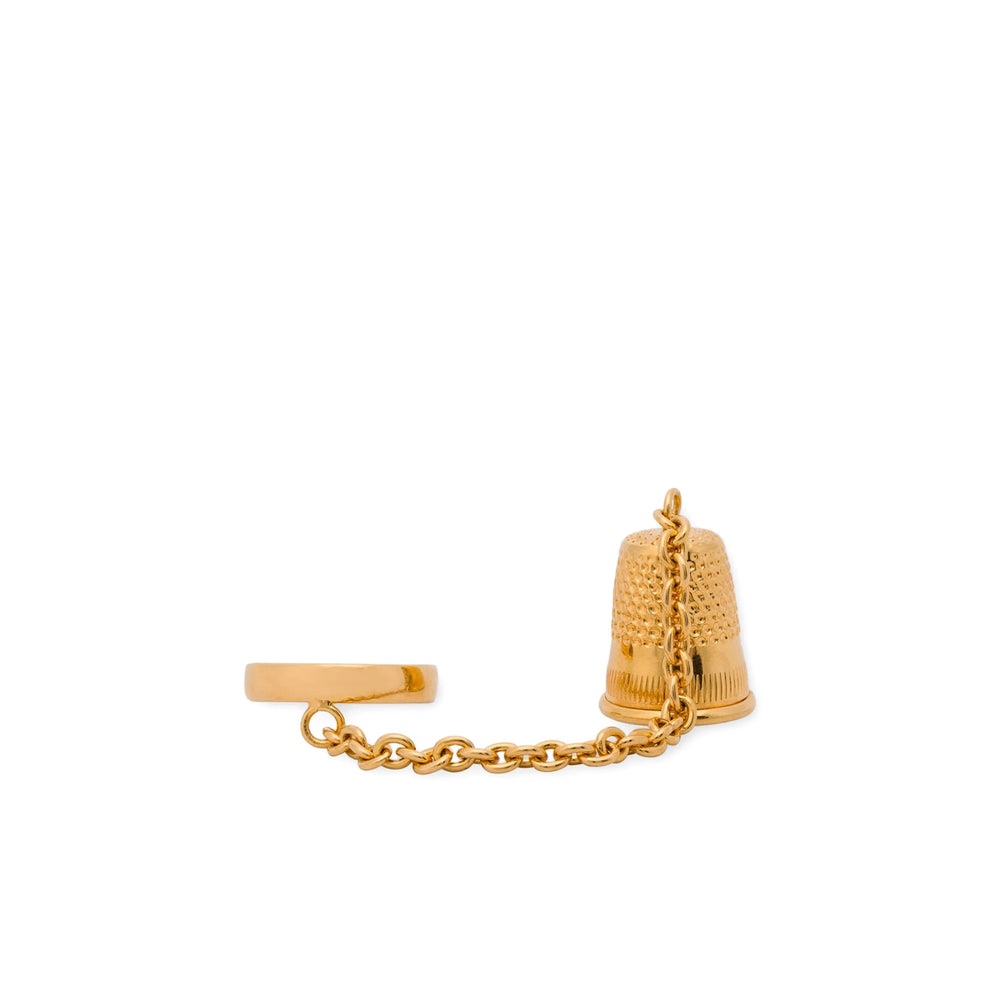 Moschino Gold Rings Women