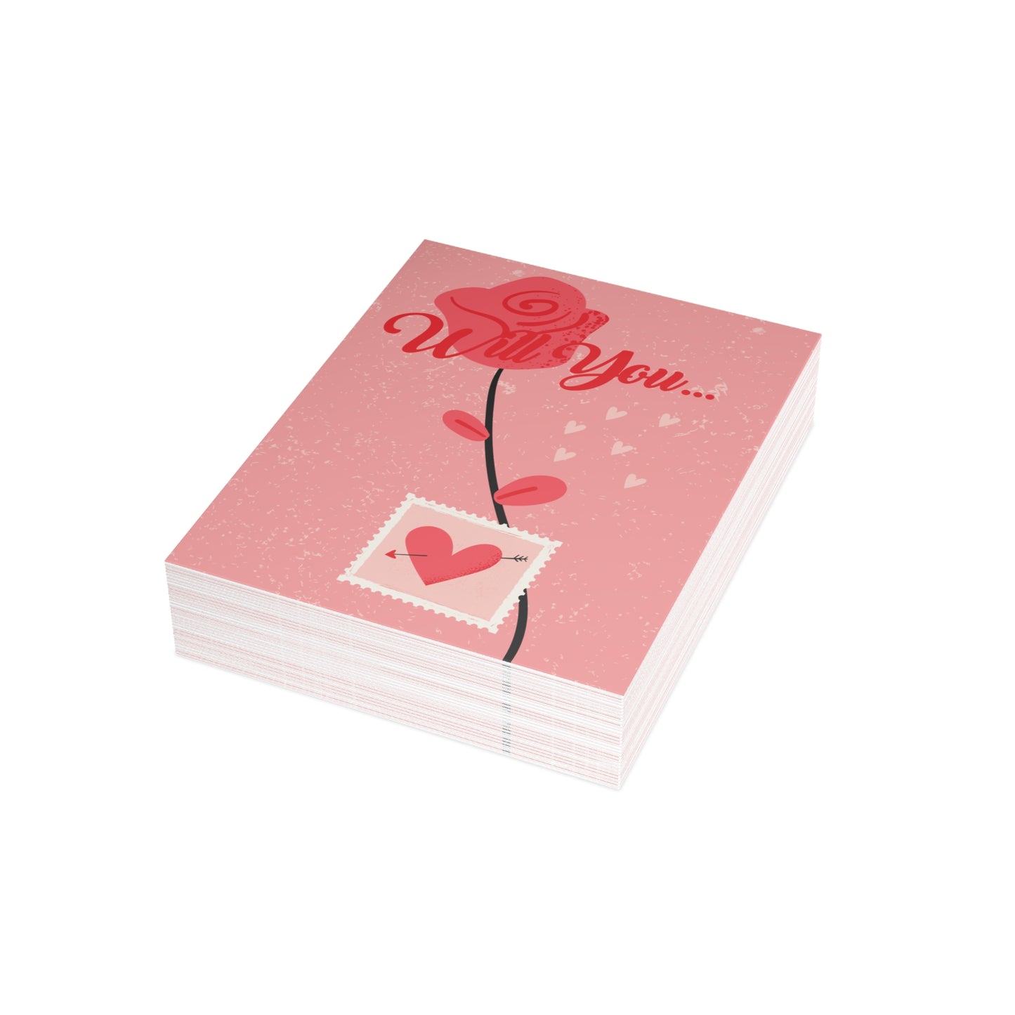 Romantic Greeting Cards, Valentine's Day Cards, Love Note Cards, Anniversary Cards, Elegant Card Set