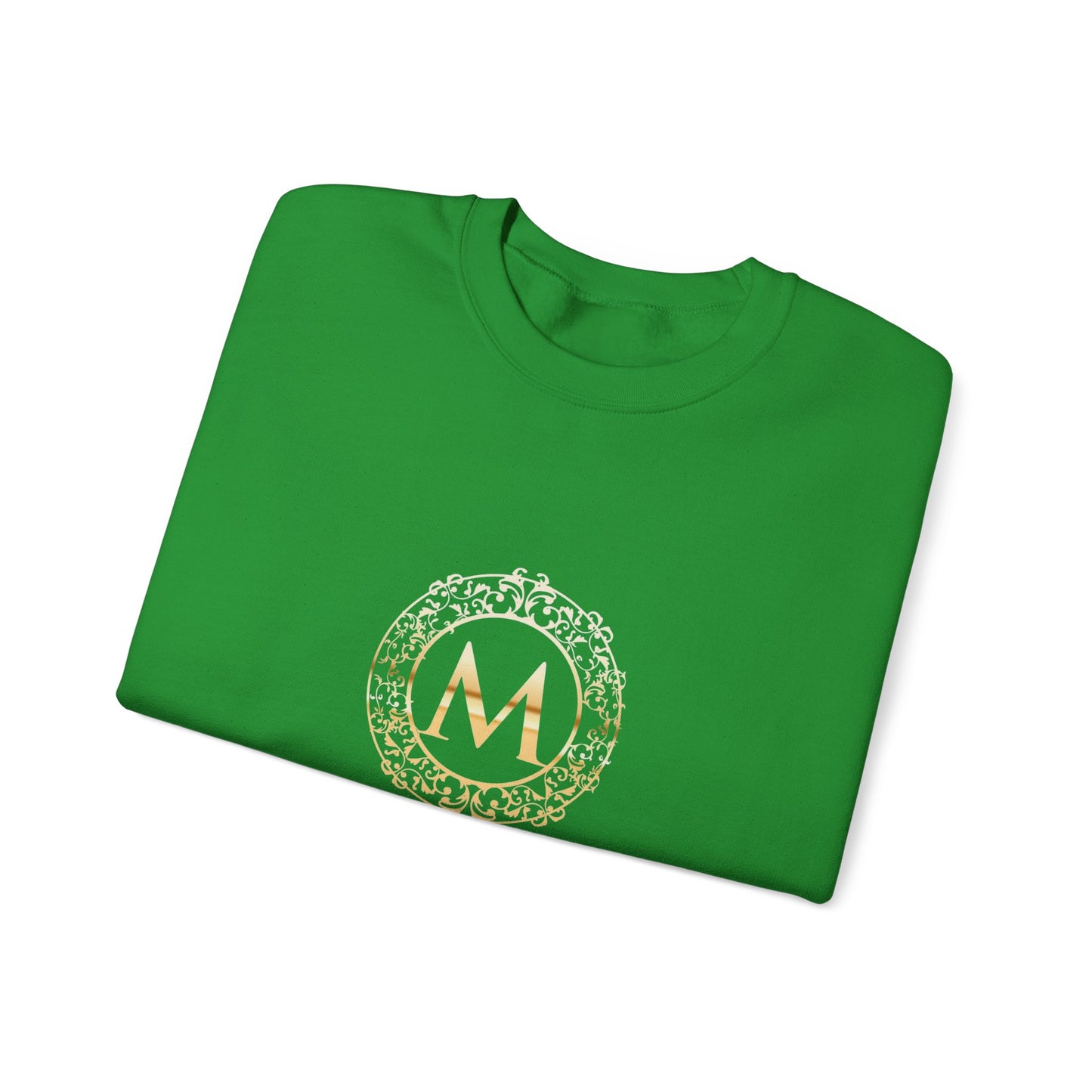M LOGO - Mia Pruitt Monogrammed Heavy Blend Crewneck Sweatshirt