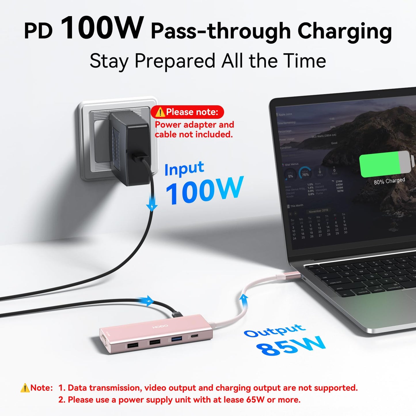 USB C Docking Station Dual Monitor Adapter for Dell HP, Laptop Docking Station 3 Monitors Quad Display USB C Hub Dongle to 4K HDMI+DP+VGA,3 USB2.0,100W PD,8 in 1 Thunderbolt Dock for Lenovo,Surface