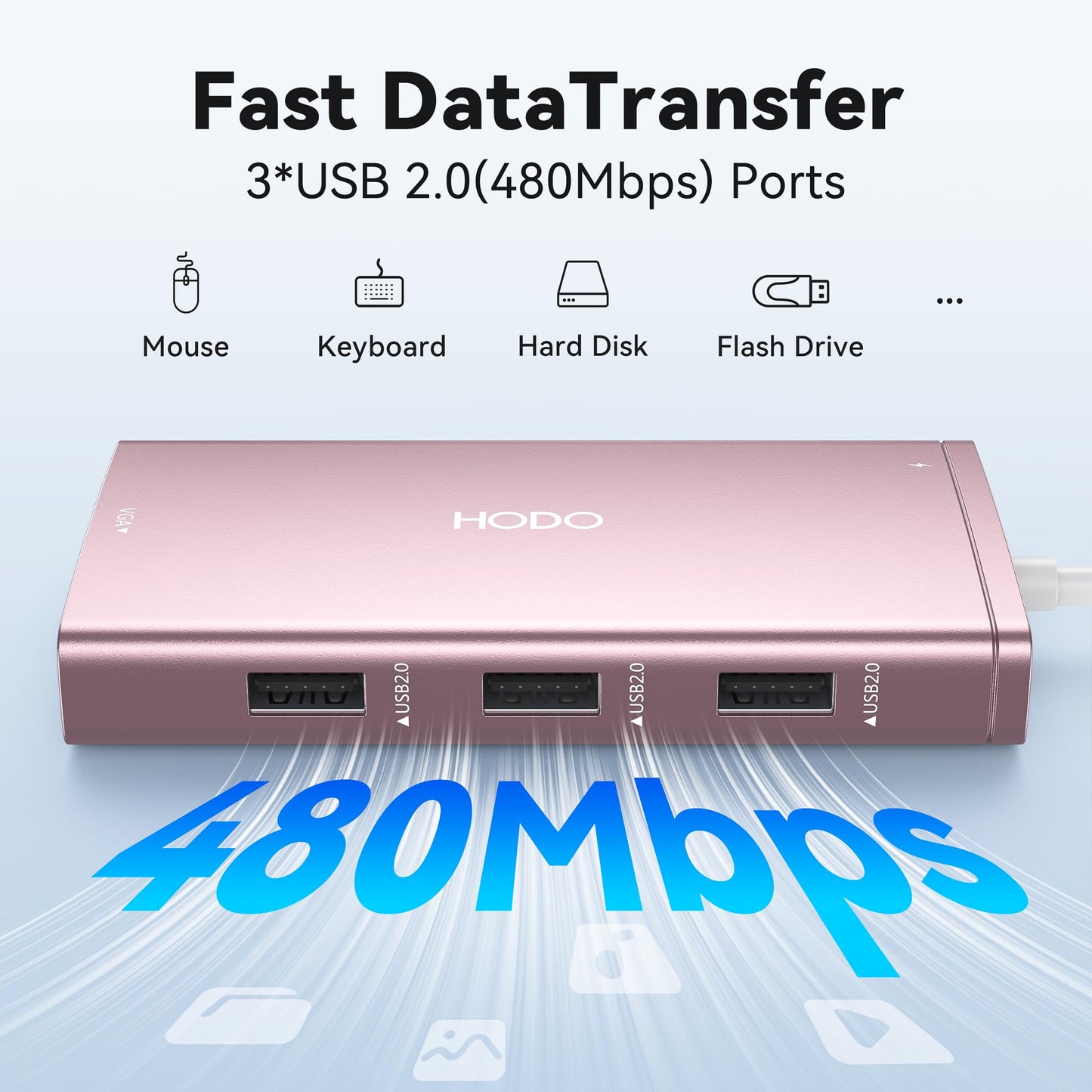 USB C Docking Station Dual Monitor Adapter for Dell HP, Laptop Docking Station 3 Monitors Quad Display USB C Hub Dongle to 4K HDMI+DP+VGA,3 USB2.0,100W PD,8 in 1 Thunderbolt Dock for Lenovo,Surface