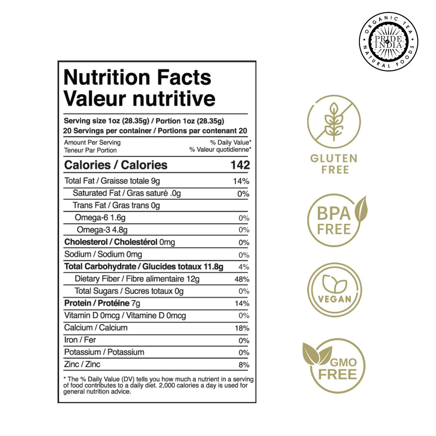 Whole Black Chia Seeds - Omega-3 & Calcium Superfood Jar-2