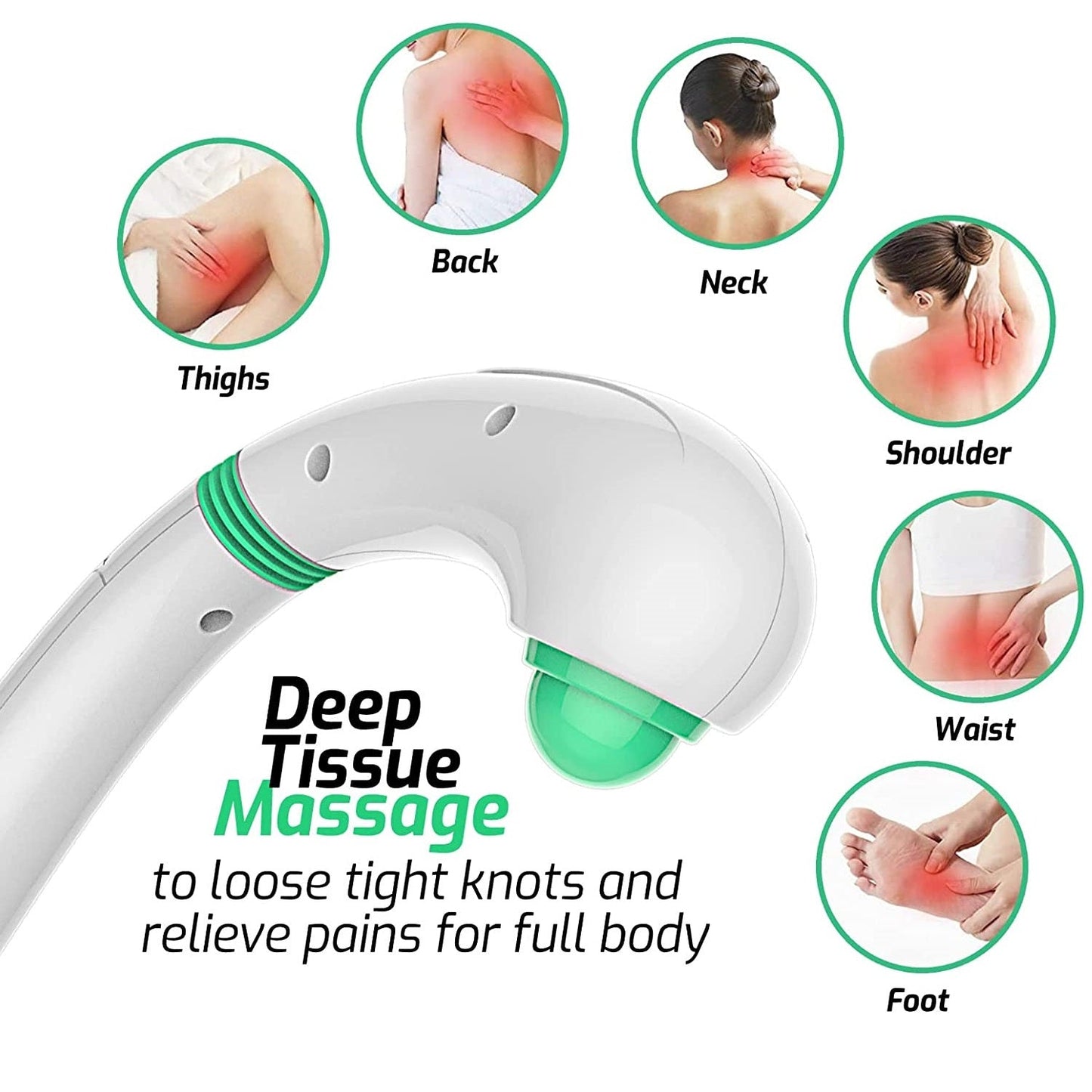 Ultimate Recovery Duo: Handheld Massager & Vibrating Massage Ball-4