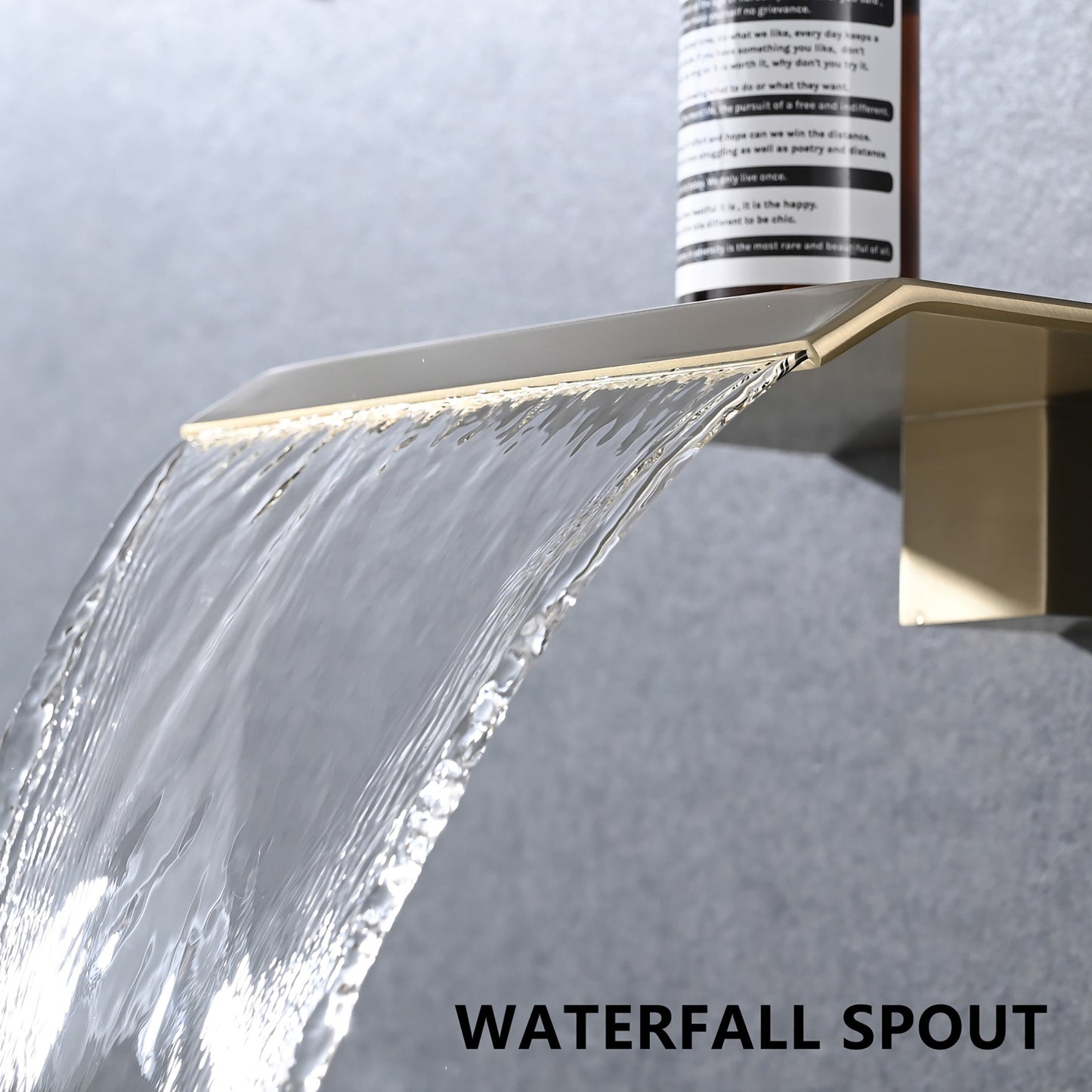 Wall Mount Bathtub Faucet Brushed
