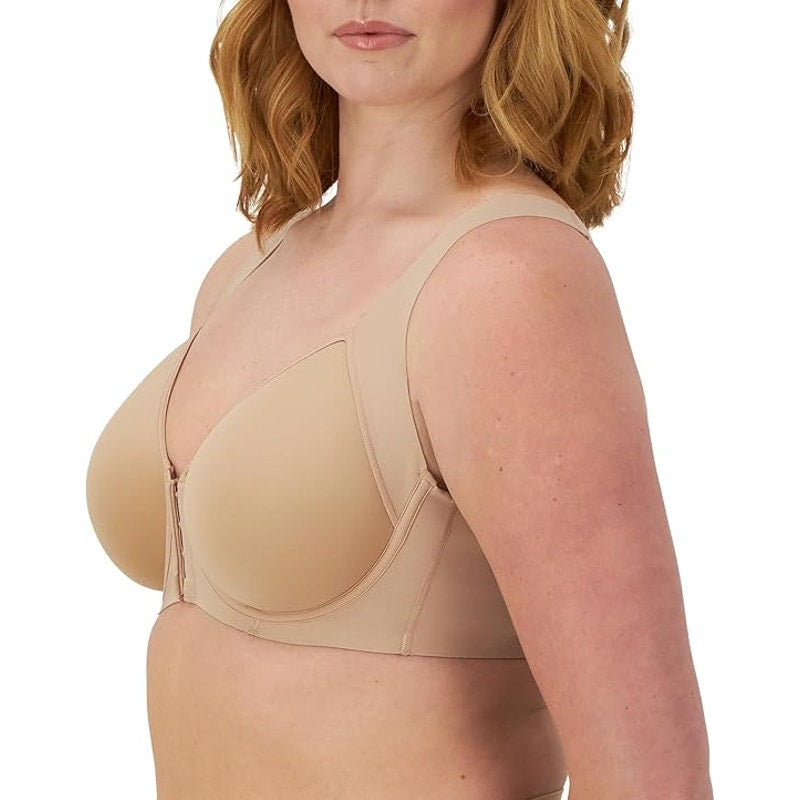New Bali Womens 36DD Tan One Smooth U Posture Boost Eversmooth Underwire Bra