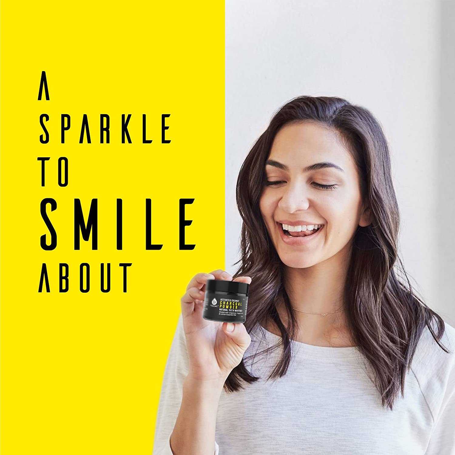 Activated Coconut Charcoal Powder Natural Teeth Whitener-2