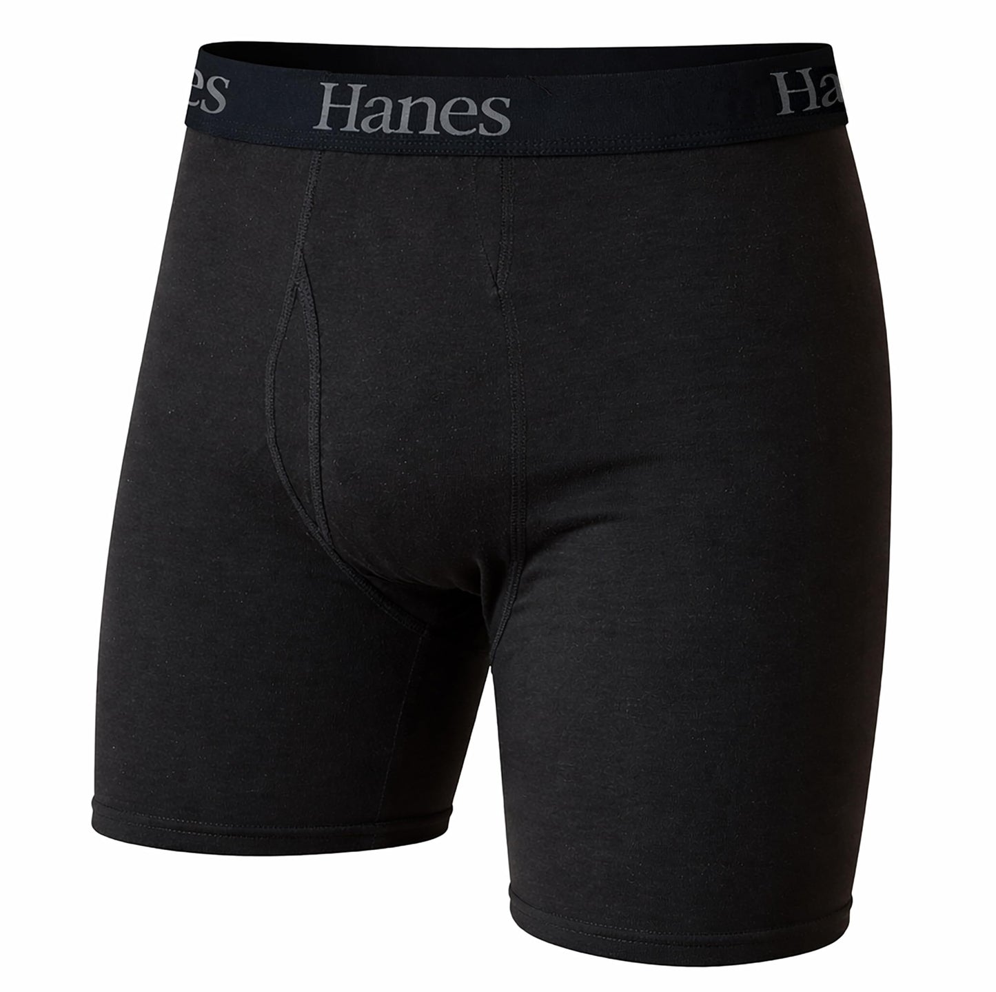Hanes mens Underwear Boxer Briefs Pack, Cool & Breathable Cotton Moisture-wicking Underwear for Men, No Ride Up