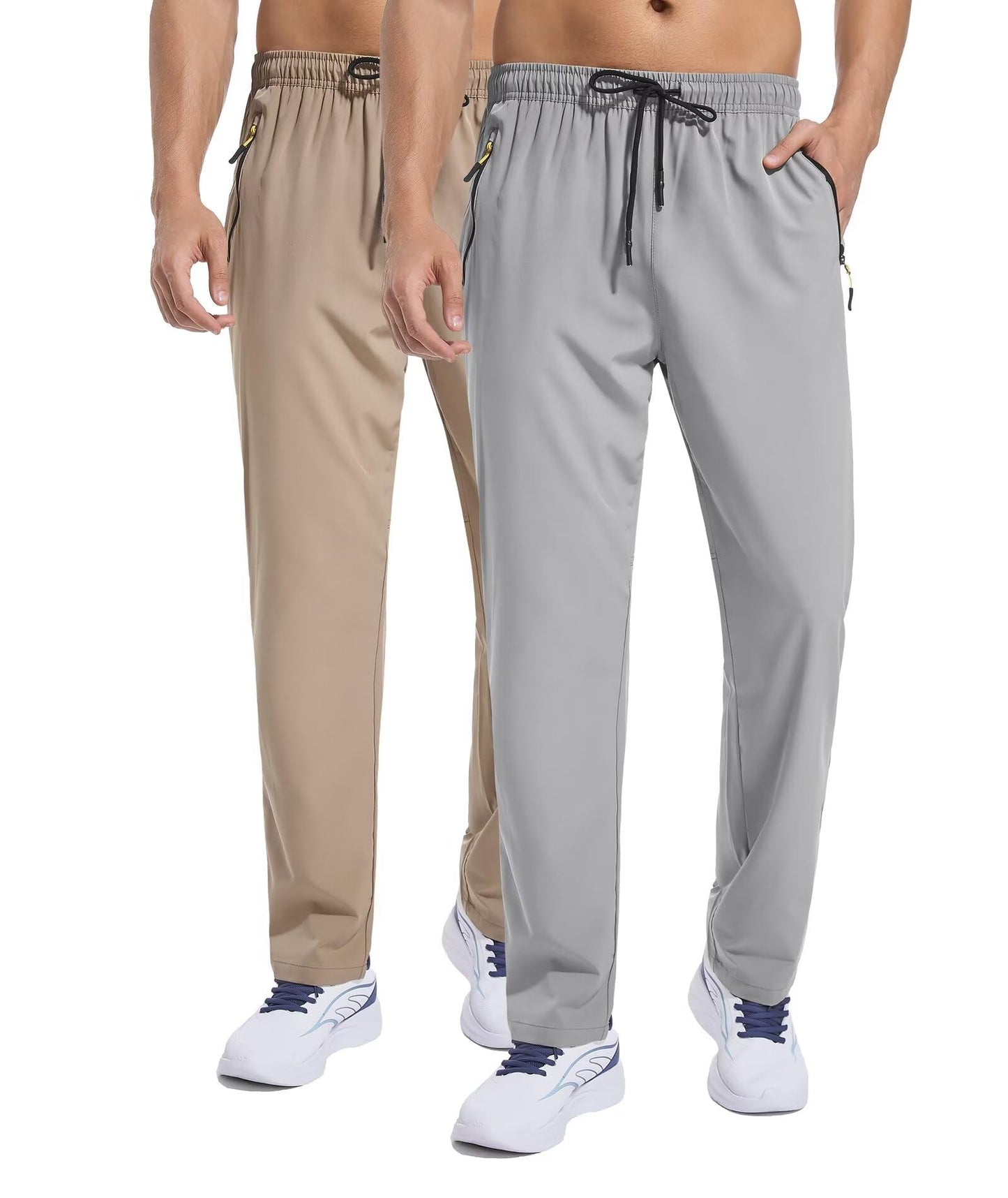 Zoofly Men's Sweatpants Athletic Pants Breathable Quick Dry Water Resistant Jogger Track Pants Workout Hiking Pants