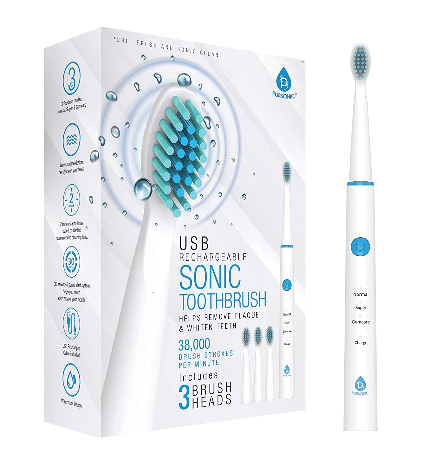USB Rechargeable Electric Toothbrush-0