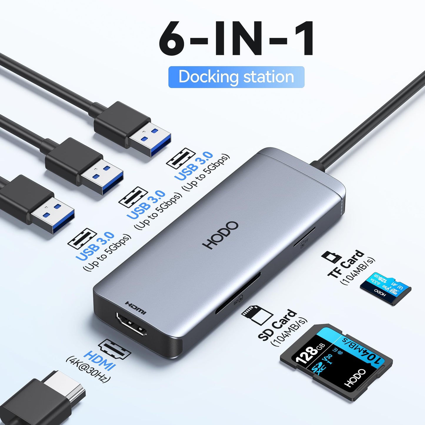 USB C Docking Station Dual Monitor Adapter for Dell HP, Laptop Docking Station 3 Monitors Quad Display USB C Hub Dongle to 4K HDMI+DP+VGA,3 USB2.0,100W PD,8 in 1 Thunderbolt Dock for Lenovo,Surface