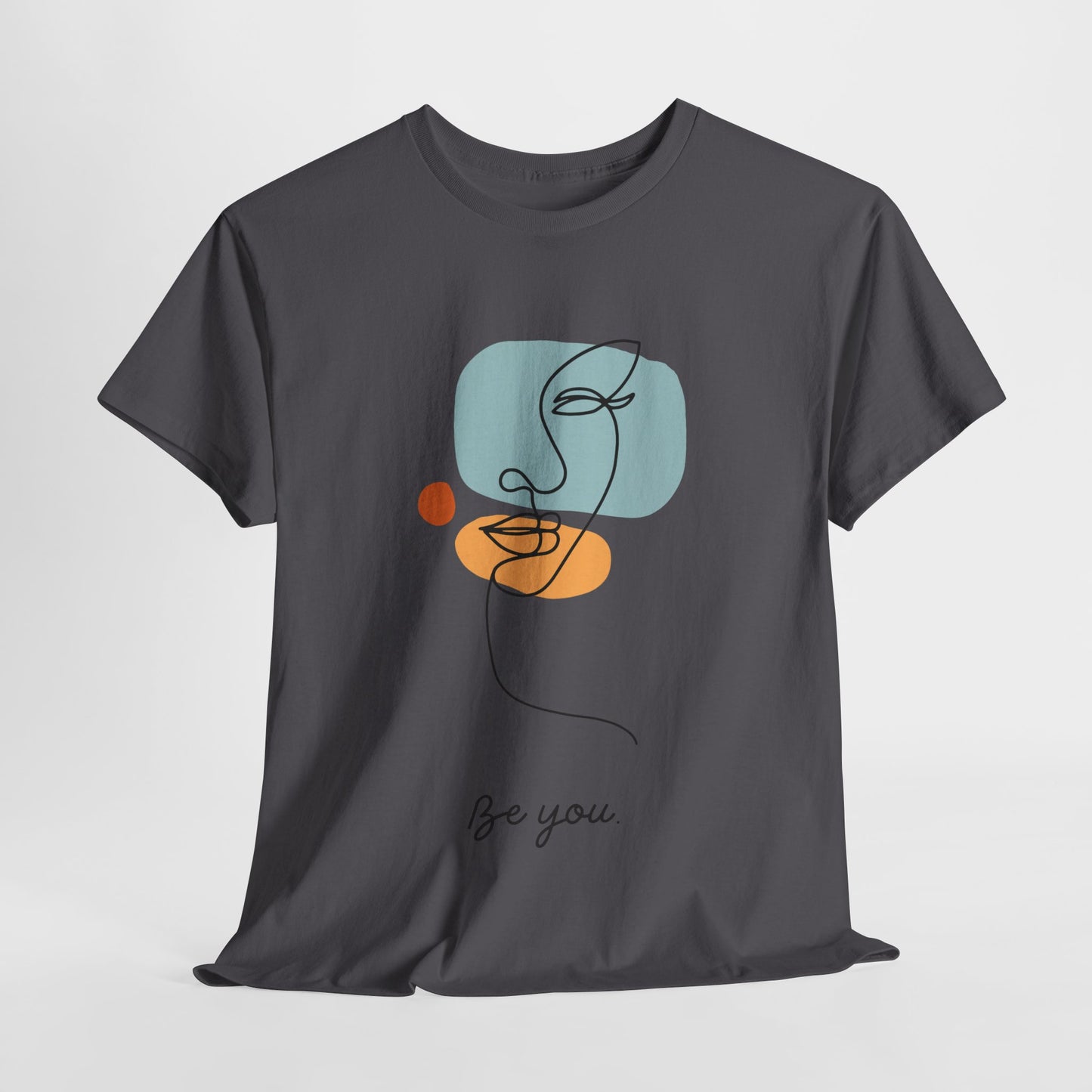 Minimalist Be You Tee, Unisex Cotton T-Shirt, Inspirational Graphic Tee, Gift for Friends, Casual Everyday Wear, Self-Love Apparel