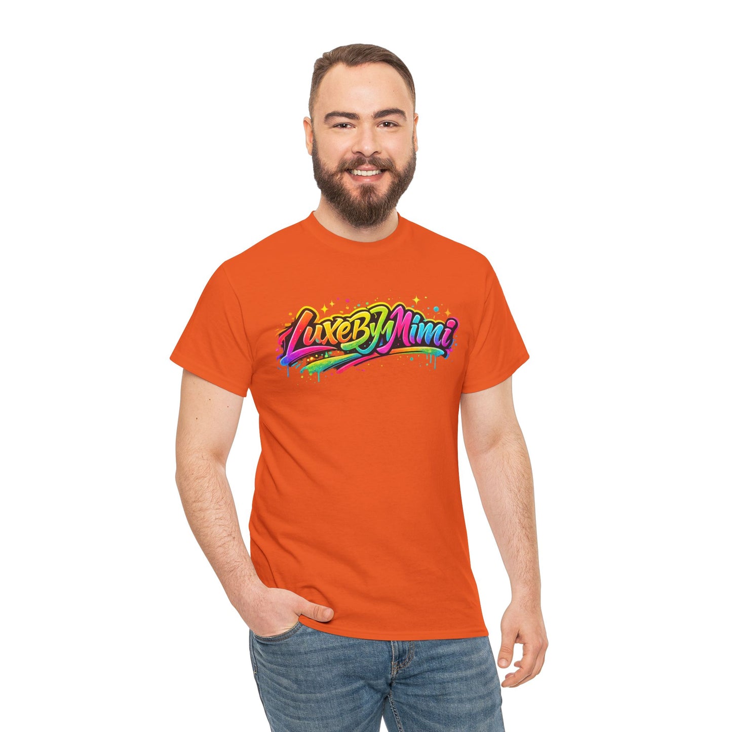 Graffiti Logo T-Shirt — 'Luxe By Mimi' Brand Colorful Streetwear Tee
