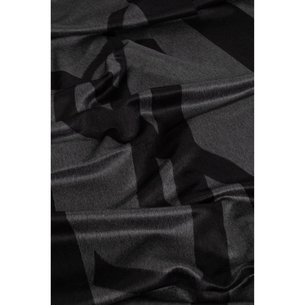 Saint Laurent Grey Scarves Men