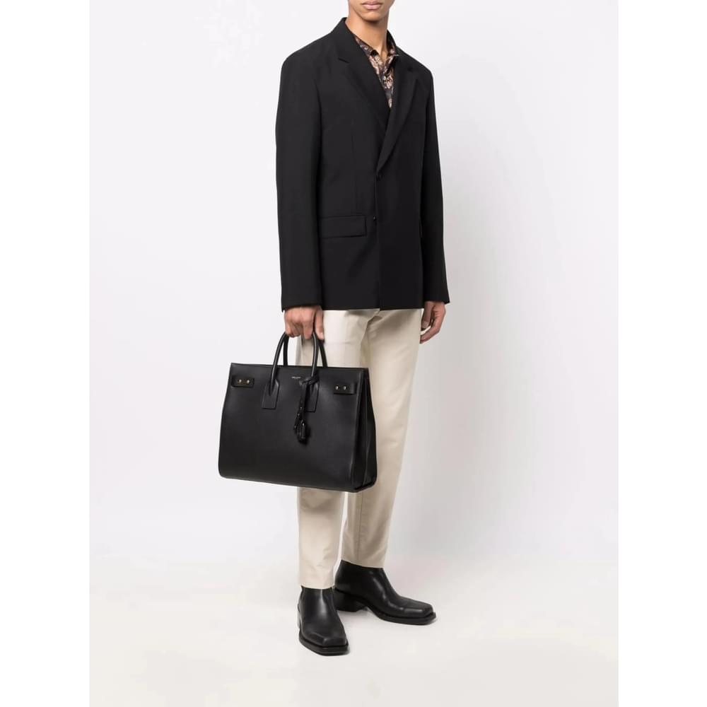 Saint Laurent Black Tote Bags Men
