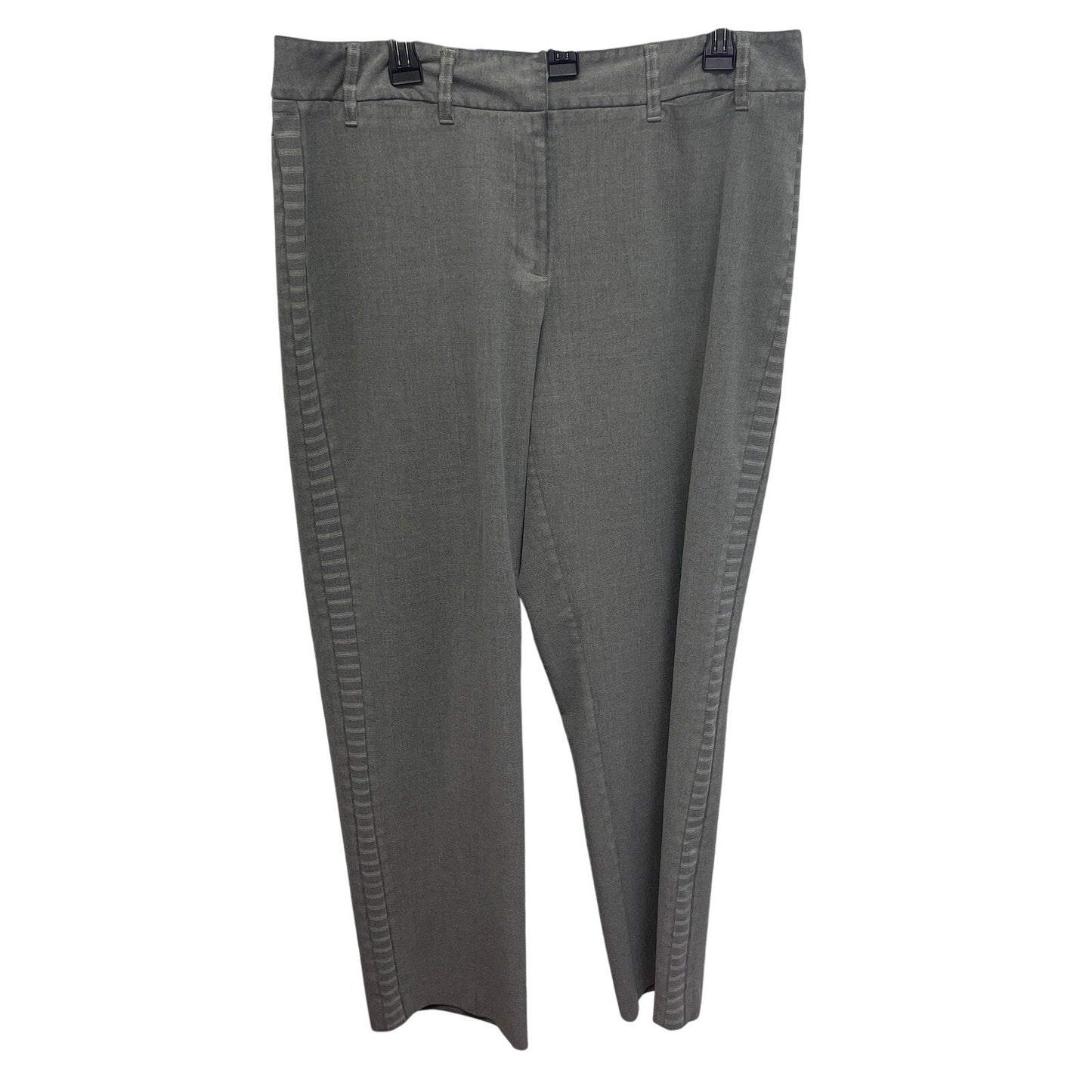 Liz Claiborne Womens Size 16 Audra Stain Resistant Striped Side Career Pants