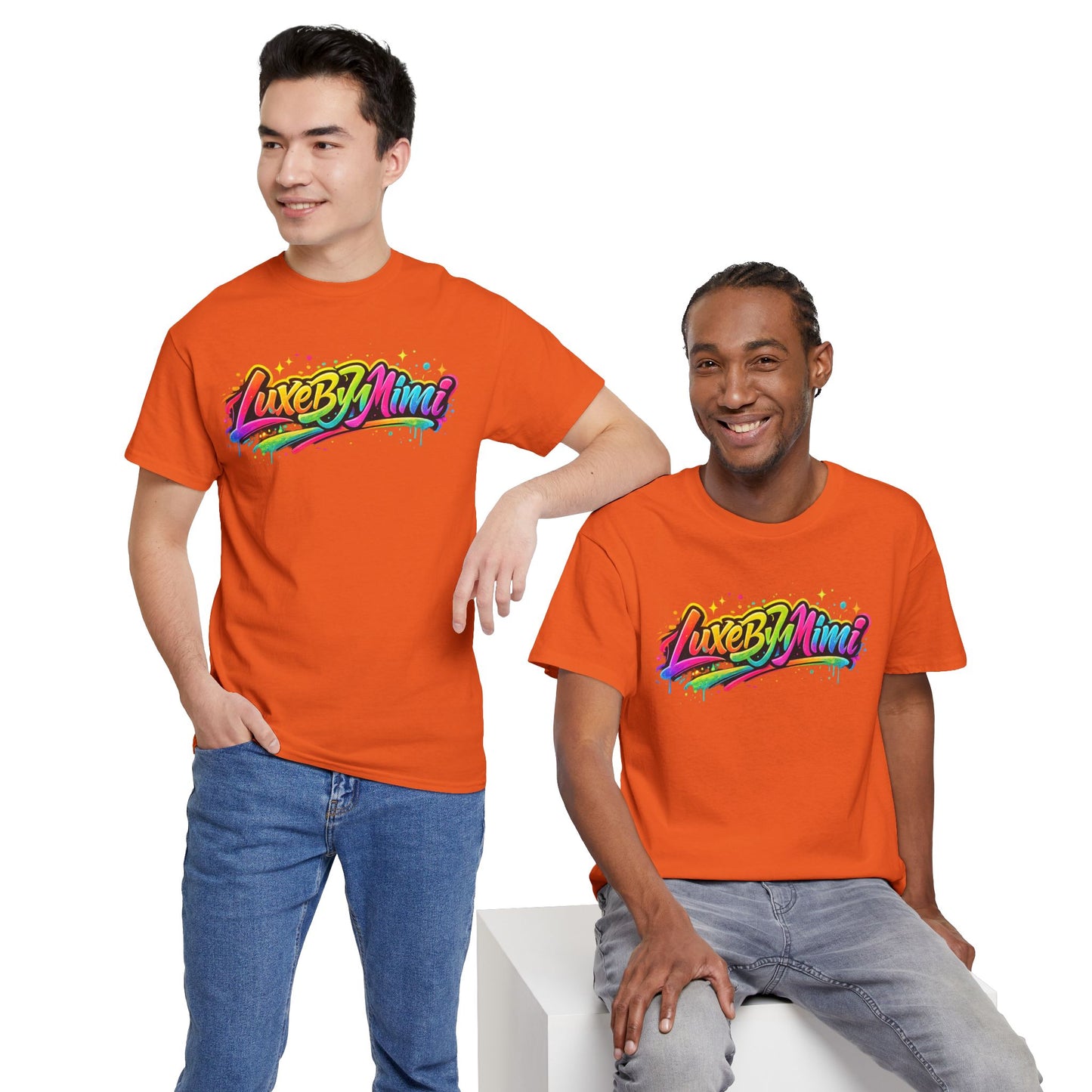 Graffiti Logo T-Shirt — 'Luxe By Mimi' Brand Colorful Streetwear Tee