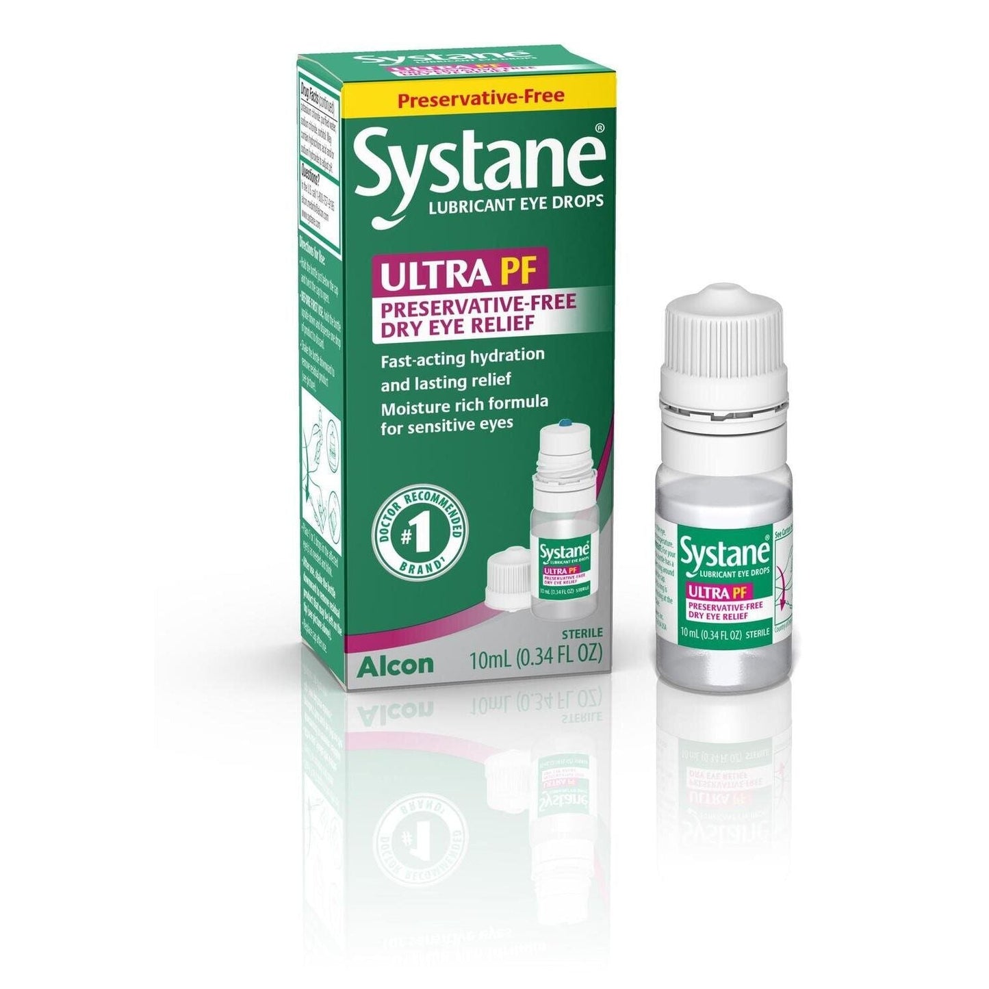 Systane Lubricant Ultra PF Eye Drops  0.34 Fl Oz