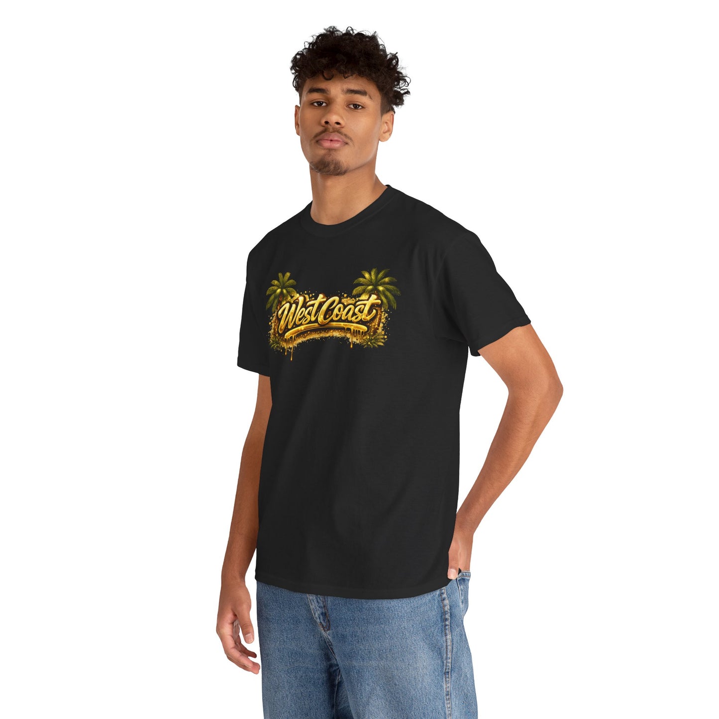 West Coast Palm Tree T-Shirt — Retro Surf Vibe Tee
