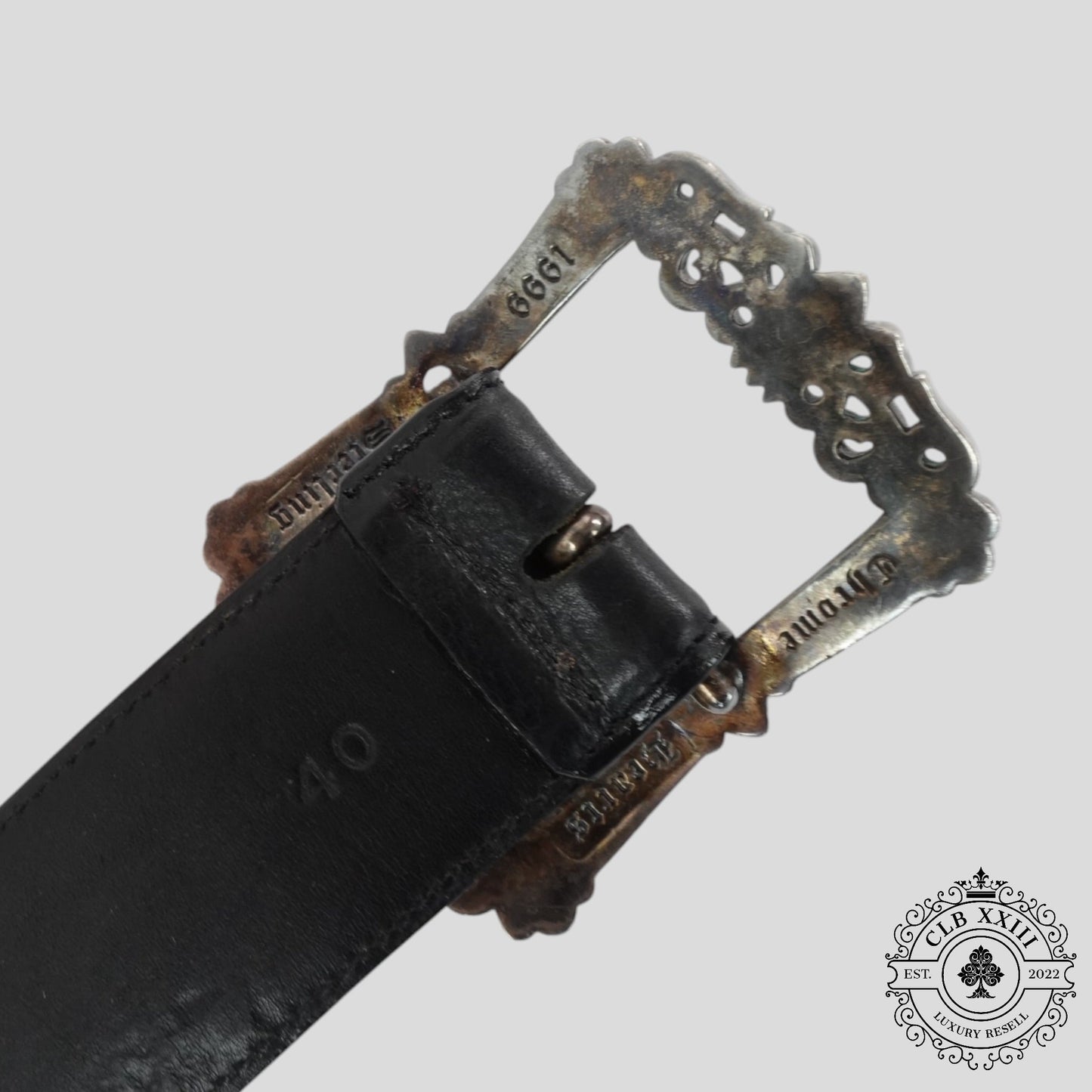 Chrome Hearts Filigree Square Belt