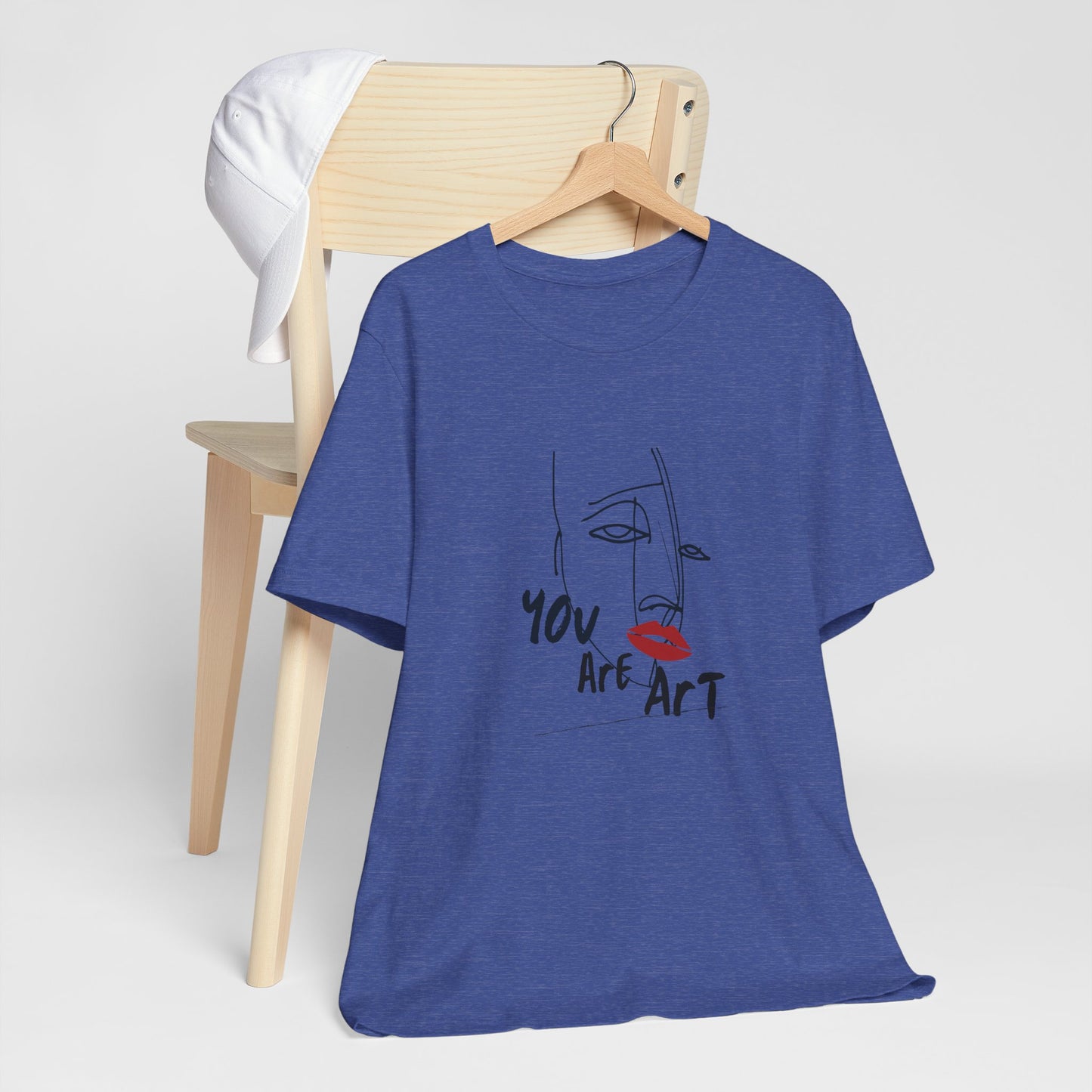 Artistic Expression Unisex Tee - You Are Art, Creative Gift, Casual Wear, Modern Design, Art Lover's Shirt
