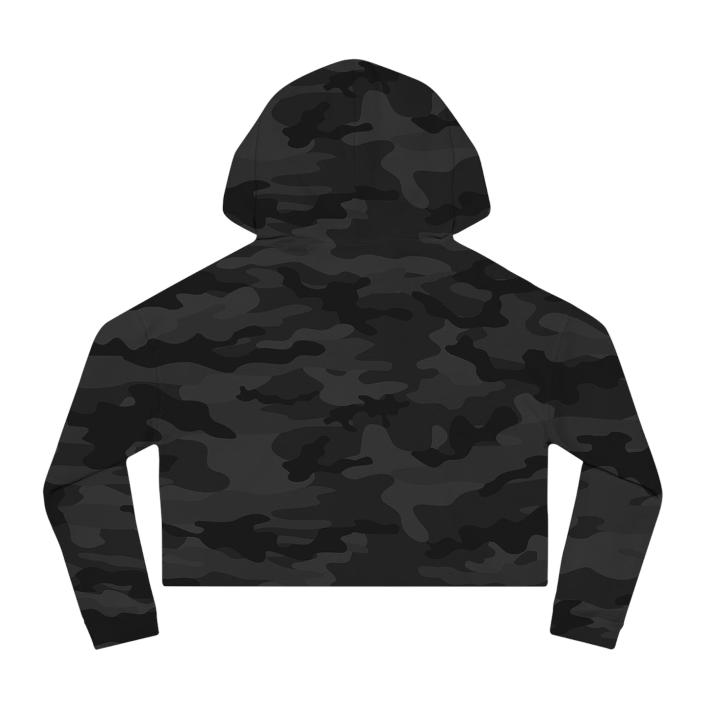 Cropped Hoodie - "Somebody Loves You" Colorful Drip Heart Design