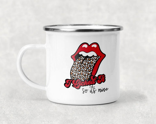 I Licked It So It's Mine Leopard Tongue Mug