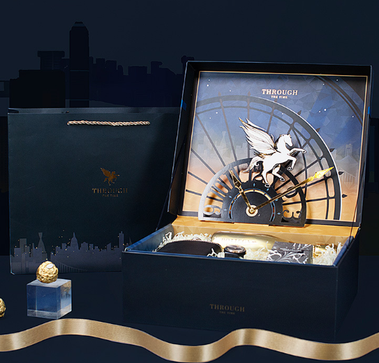 High-grade Atmosphere Pure Green Earth Bronzing Bee Leaf Design Wedding Large-scale Ceremony Silk Scarf Jewelry Gift Box Set