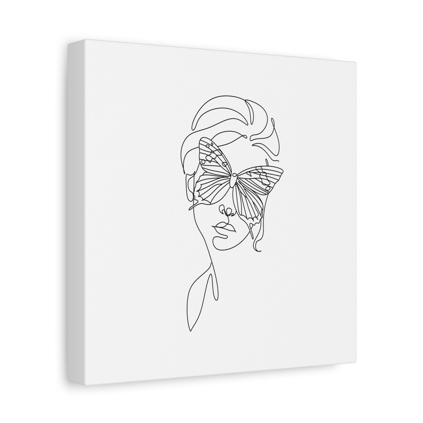 Minimalist Butterfly Canvas Art, Modern Home Decor, Gift for Nature Lovers, Wall Art for Women, Inspirational Wall Art