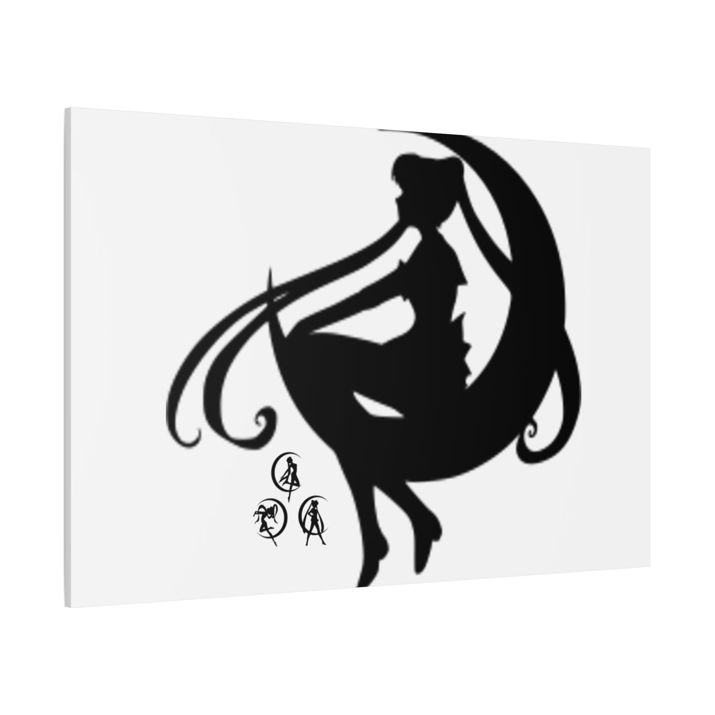 Moonlit Goddess Canvas Art, Modern Wall Decor, Fantasy Home Decor, Boho Aesthetic, Gift for Art Lovers