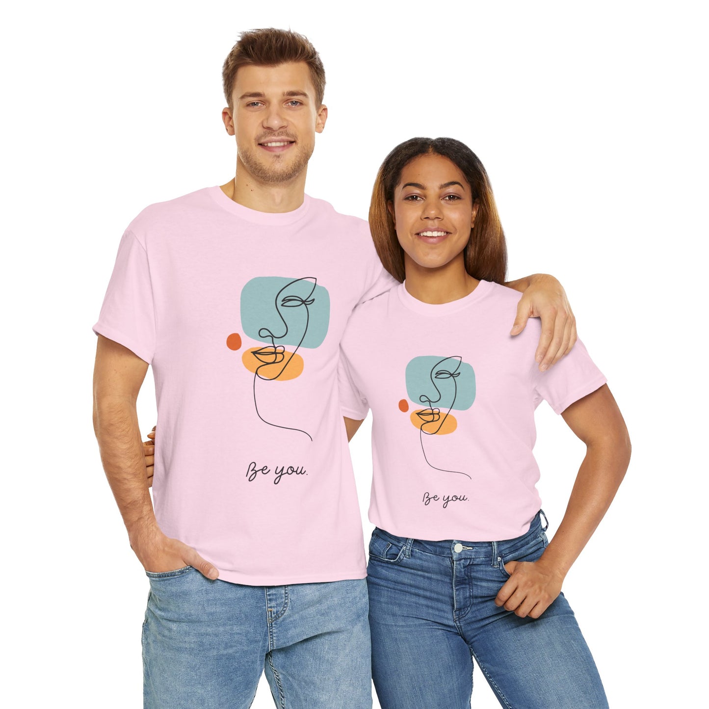 Be You Unisex Cotton Tee - Inspirational Graphic Tee for Self-Love, Gift for Friends, Casual Wear, Birthday, Everyday Comfort