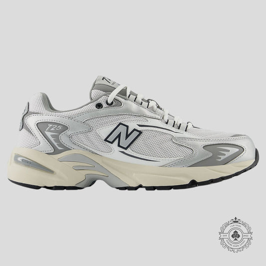 New Balance 725v1
Metallic Silver Slate Grey