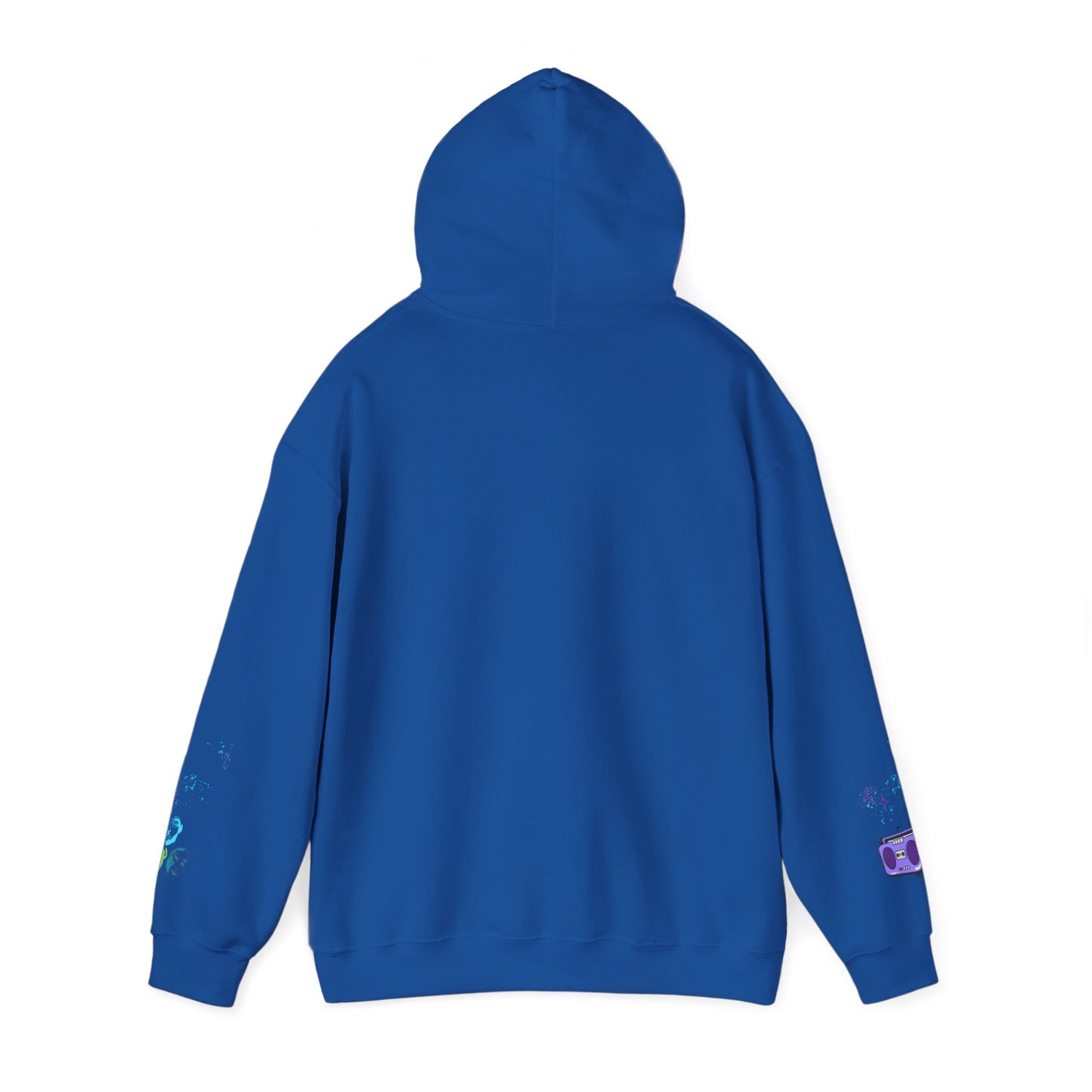 Colorful Dance Hoodie for Creative Spirits, Cozy Unisex Hooded Sweatshirt, Perfect for Parties, Dance Classes, Gifts
