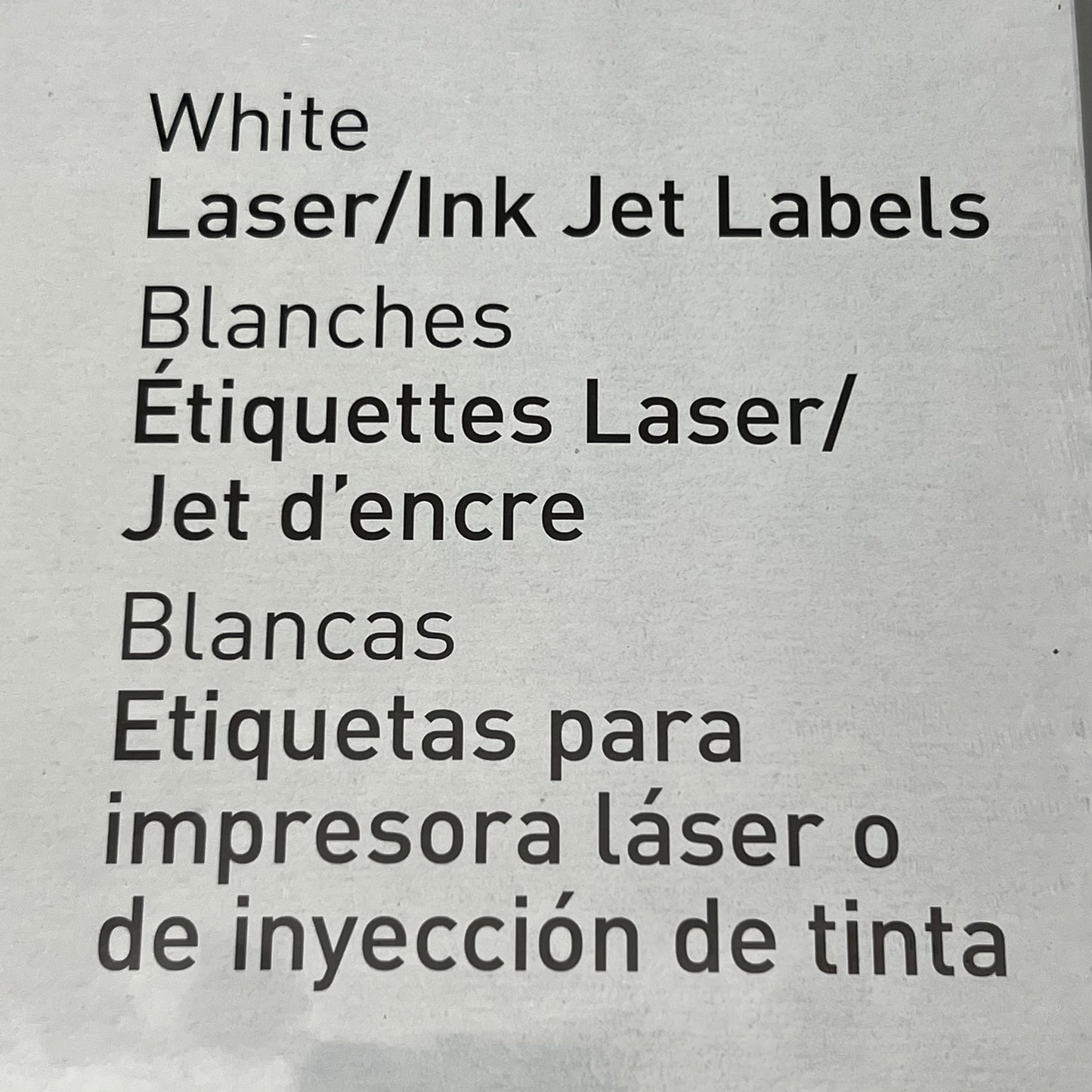 BUSINESS SOURCE (1400 Labels) Laser Ink Jet Mailing Labels 1-1/3"x 4 White 26114
