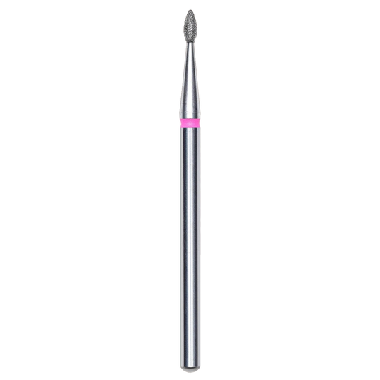 DIAMOND NAIL DRILL BIT, "DROP", RED, HEAD DIAMETER 1.6/4MM (FA40R016/4) - STALEKS™-0