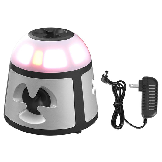 360°Ultrasonic Mice Repellent Indoor Rodent Repeller Rat Squirrel Rodent Control Device with 4 Modes 9 Strobe Lights Alarm Horn for Kitchen Warehouse