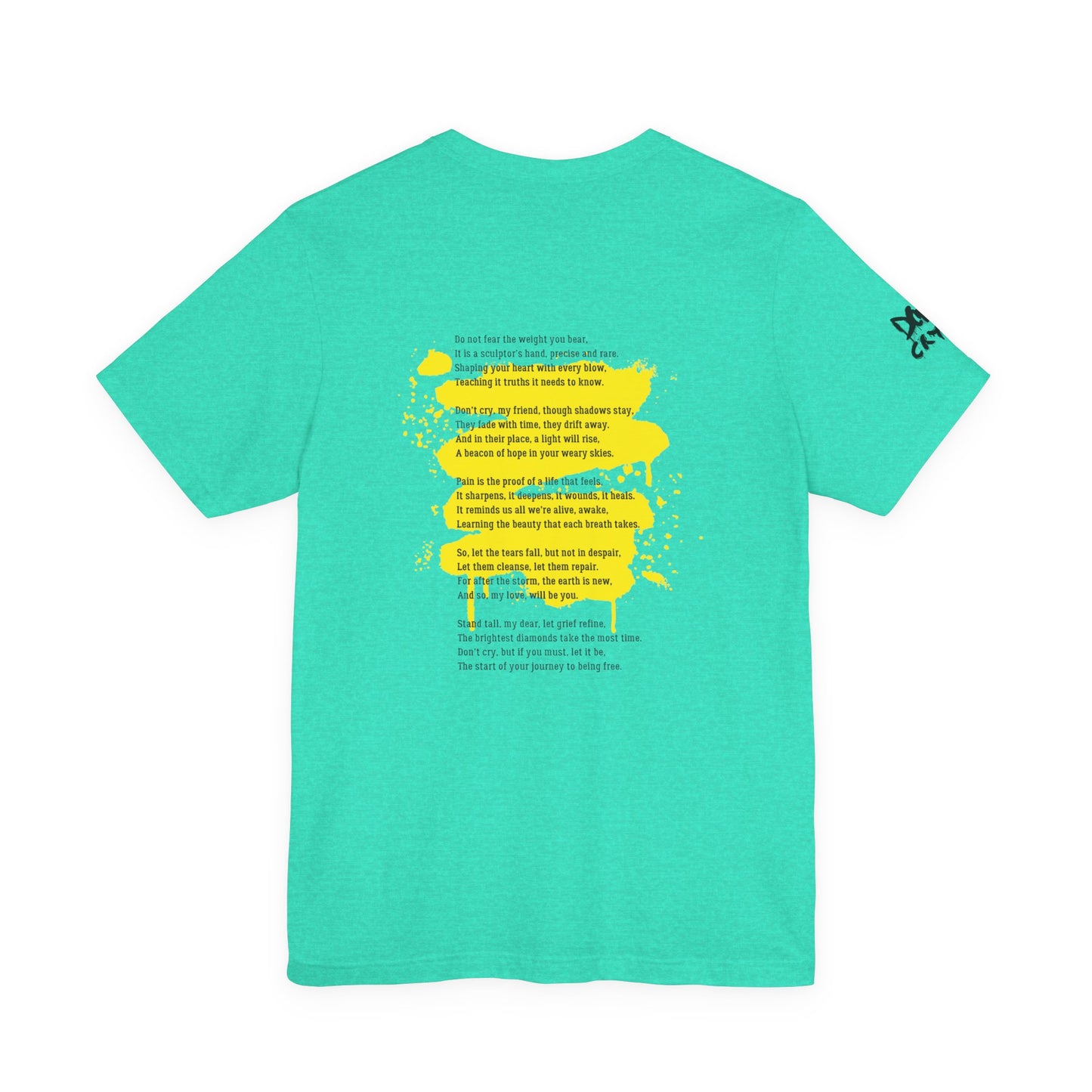Inspirational Unisex Short Sleeve Tee - Journey to Self-Love & Empowerment